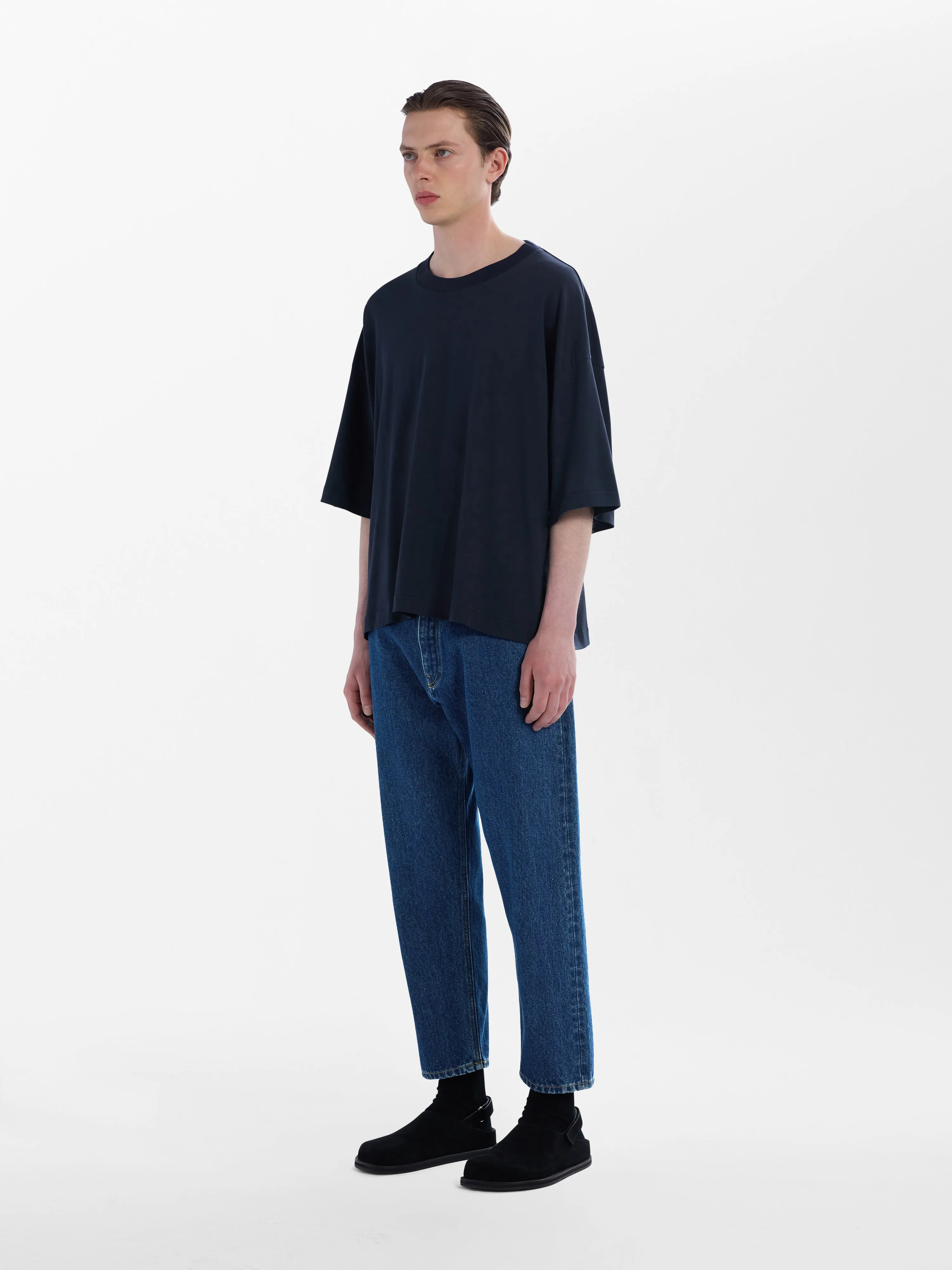 Tannaro Washed Denim Pant in Indigo sold by Studio Nicholson product image thumbnail 2