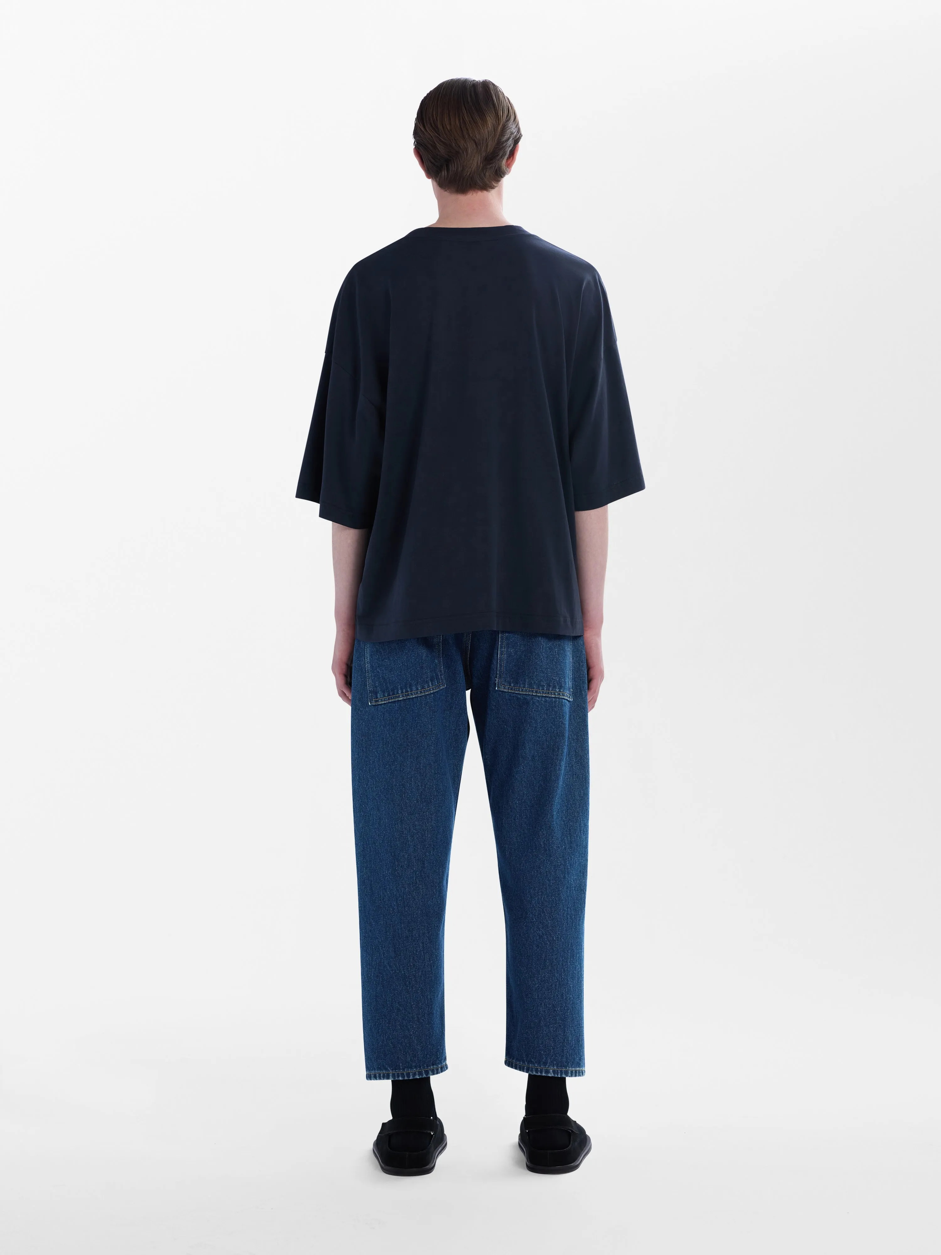 Tannaro Washed Denim Pant in Indigo sold by Studio Nicholson product image thumbnail 3
