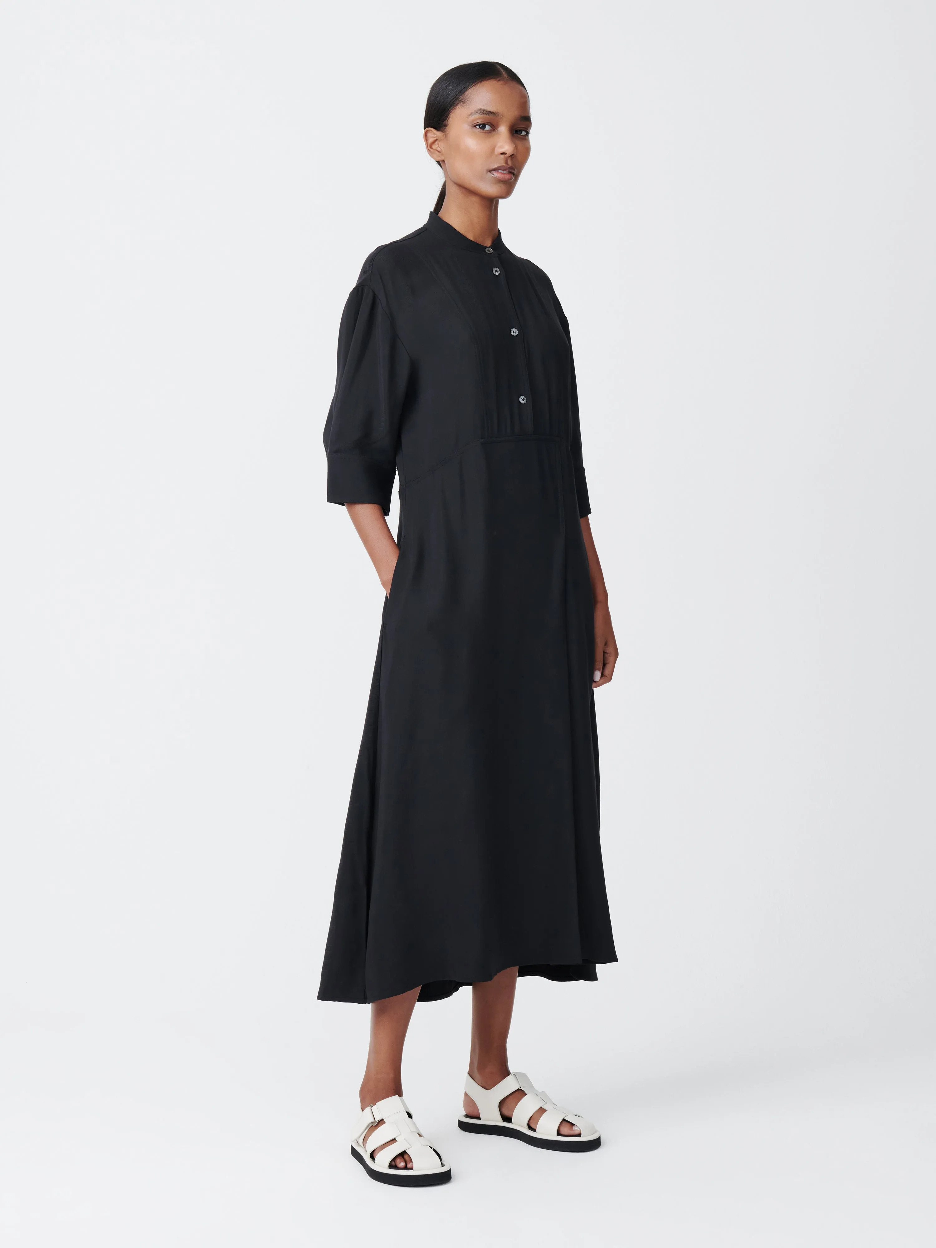 Sabo Dress in Darkest Navy sold by Studio Nicholson product image thumbnail 2