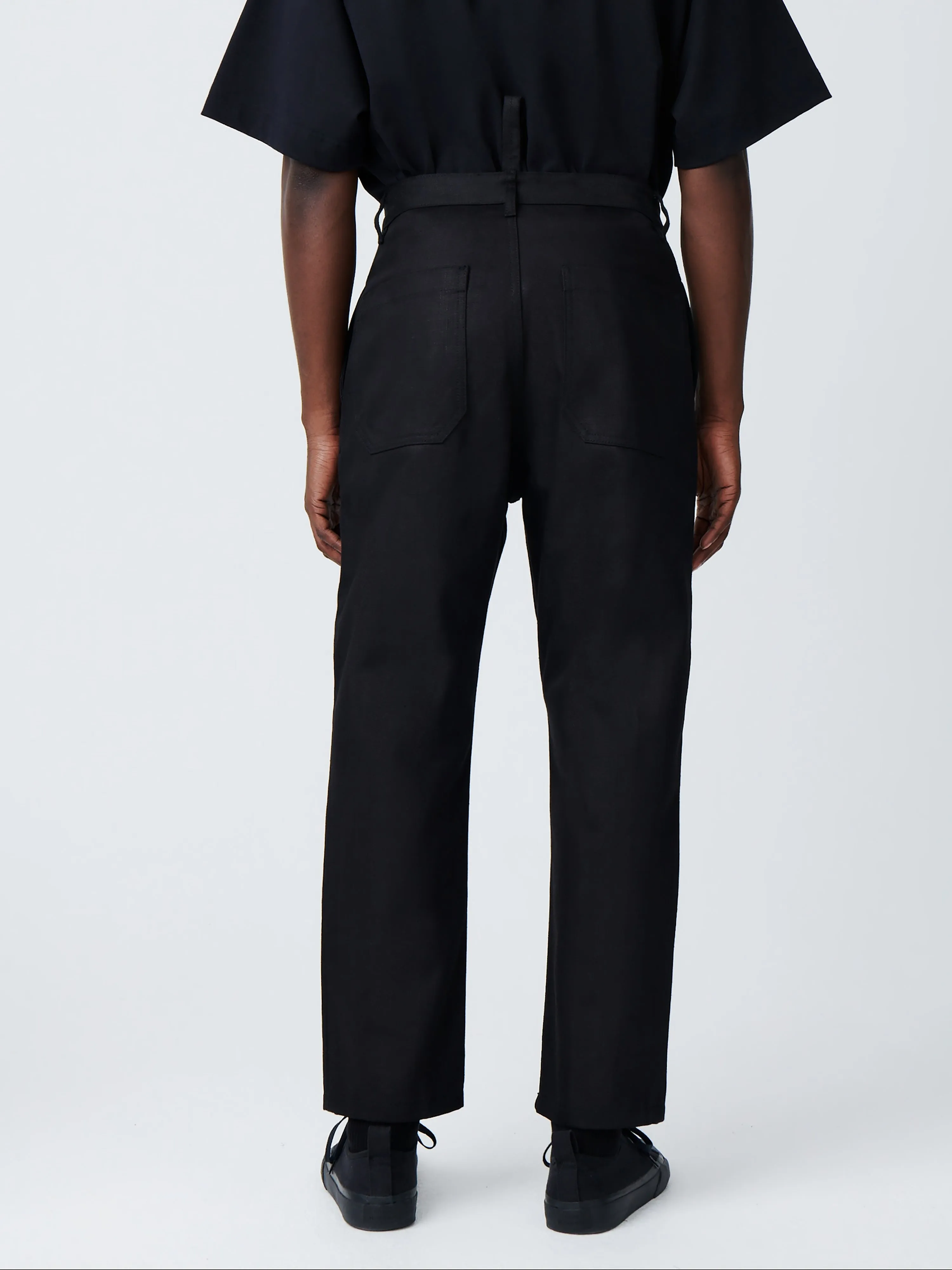 Bill Denim Pant in Black sold by Studio Nicholson product image thumbnail 4
