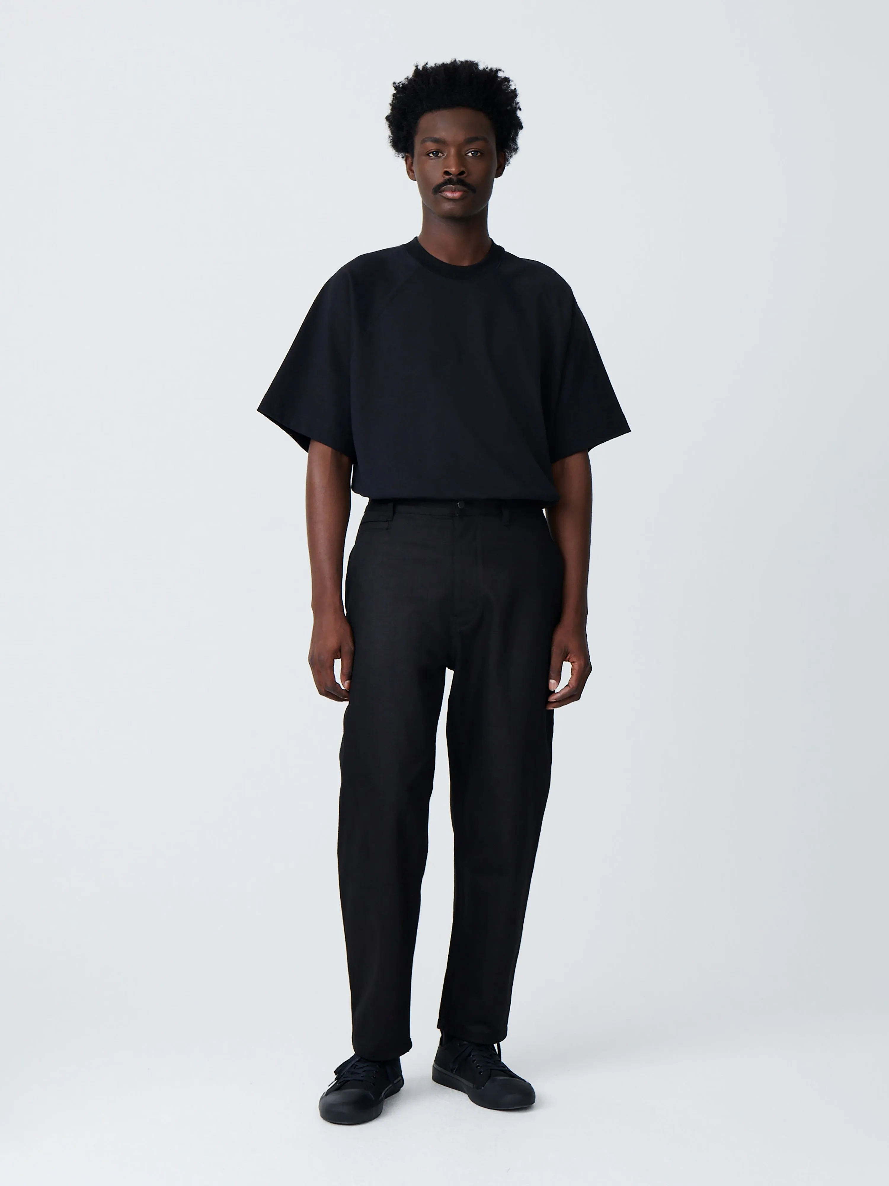 Bill Denim Pant in Black sold by Studio Nicholson