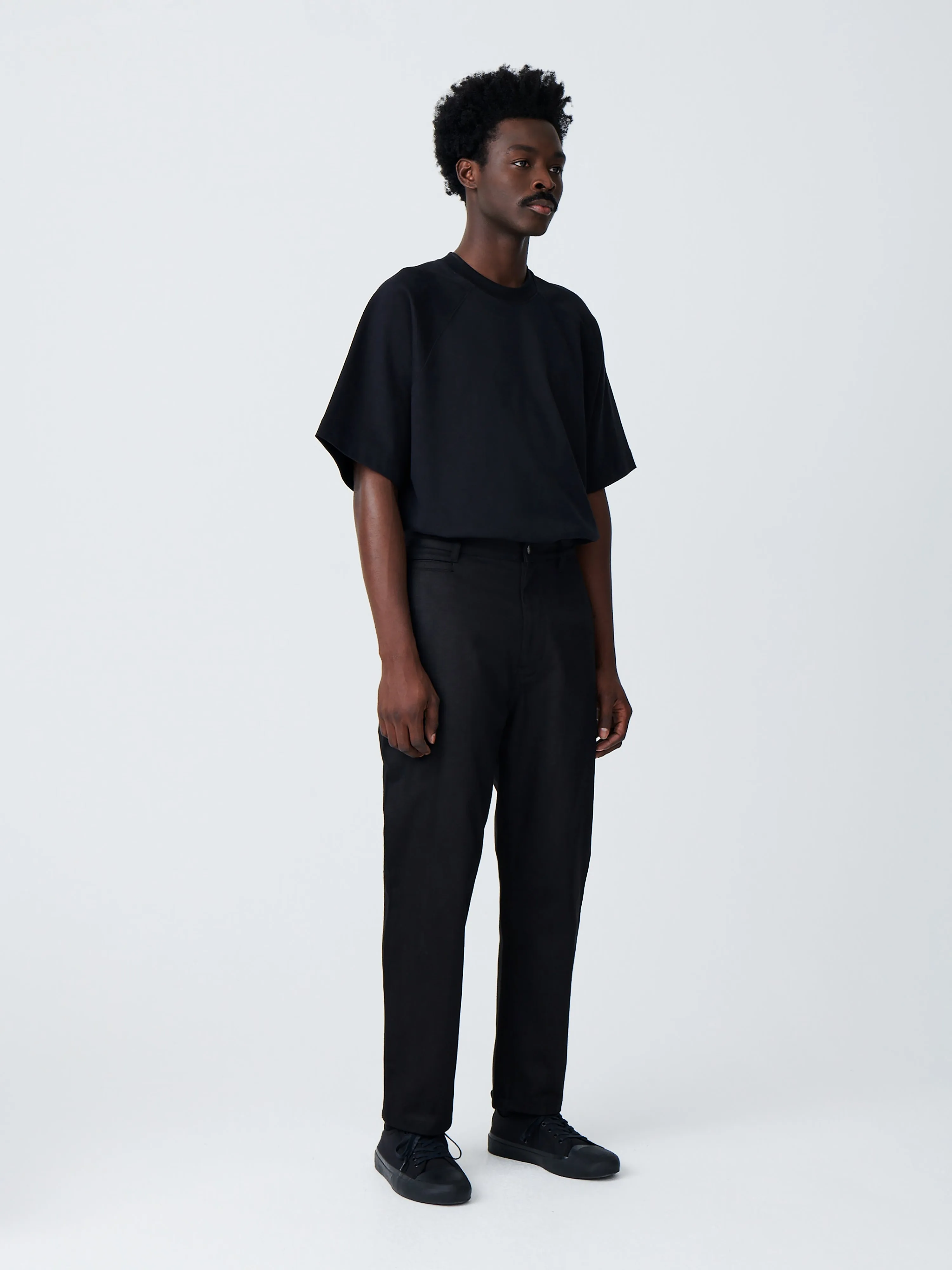 Bill Denim Pant in Black sold by Studio Nicholson product image thumbnail 2
