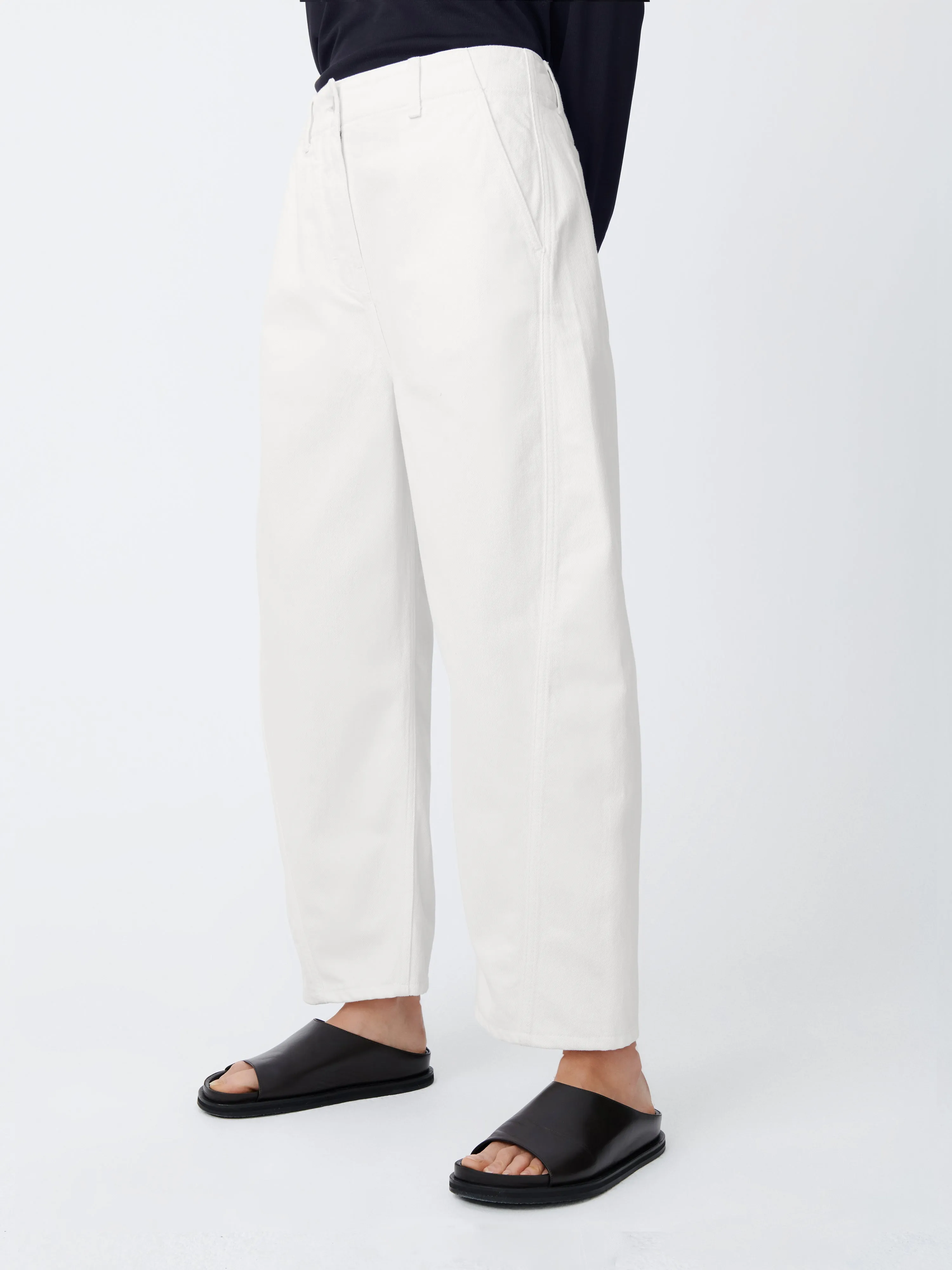 Akerman Denim Pant in Parchment sold by Studio Nicholson product image thumbnail 5