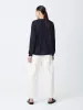 Akerman Denim Pant in Parchment sold by Studio Nicholson