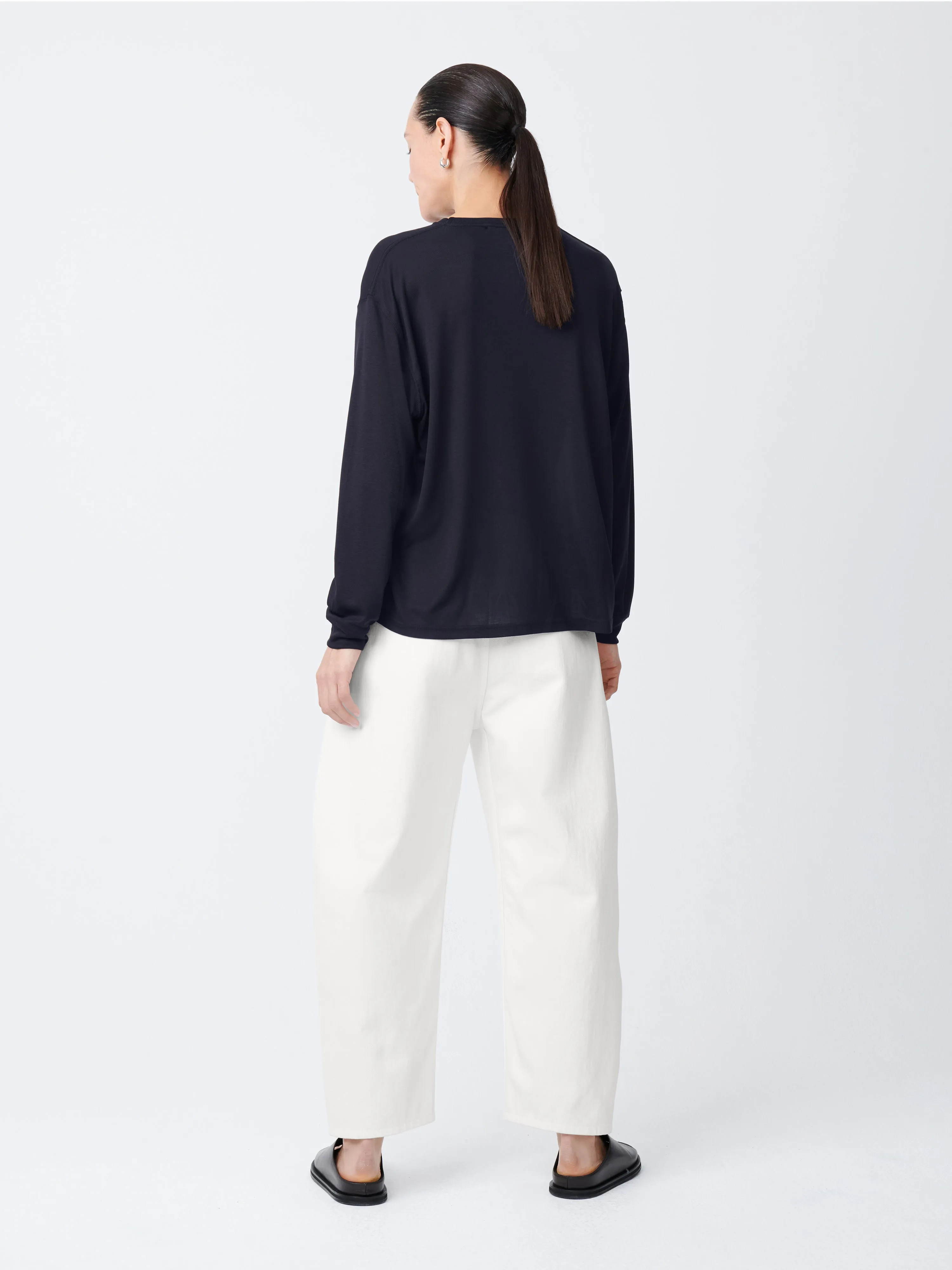 Akerman Denim Pant in Parchment sold by Studio Nicholson product image thumbnail 3