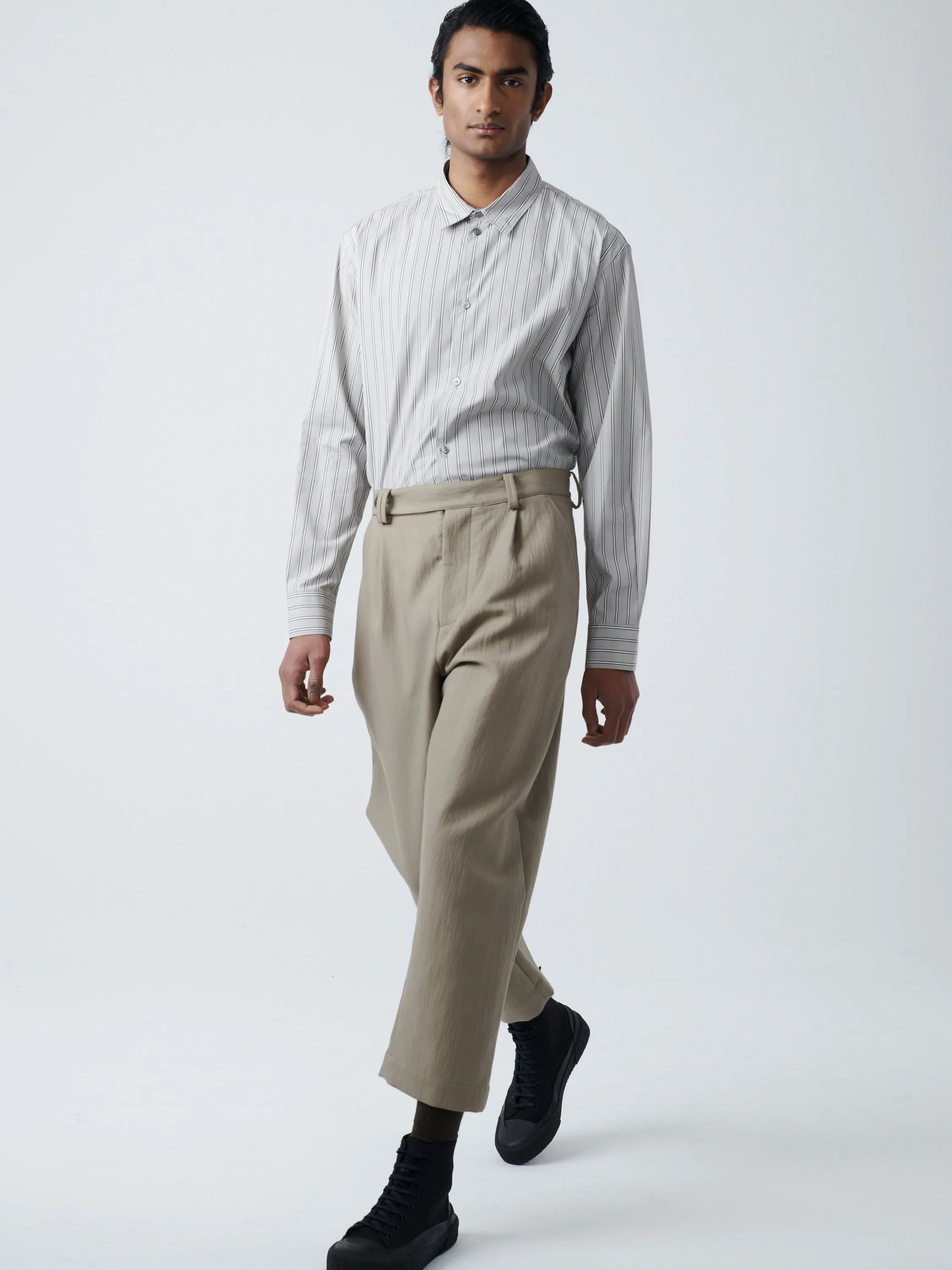 Voli Pant in Stone sold by Studio Nicholson product image thumbnail 5