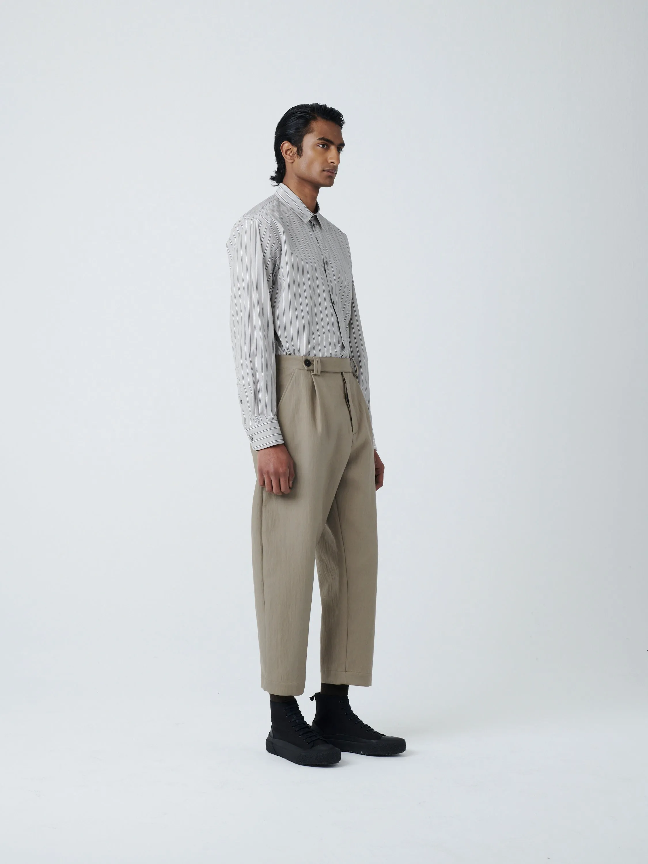 Voli Pant in Stone sold by Studio Nicholson product image thumbnail 2