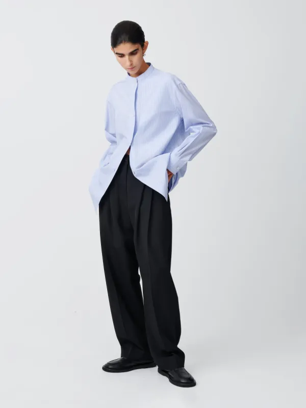 Acuna Wool Pant in Black made by Studio Nicholson