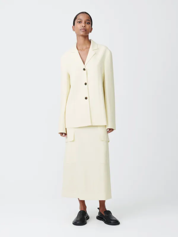 Tyrell Skirt in Parchment sold by Studio Nicholson