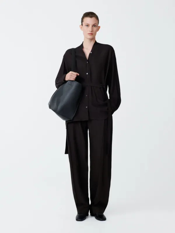 Leven Pant in Espresso made by Studio Nicholson