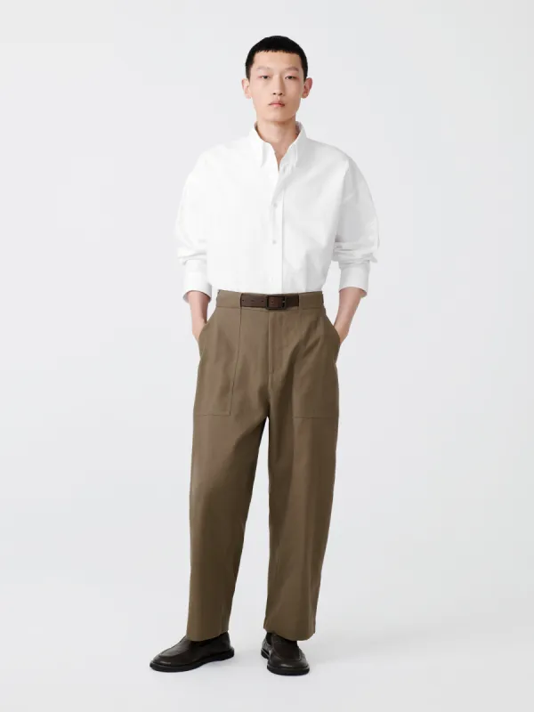 Torre Pant in Fossil made by Studio Nicholson