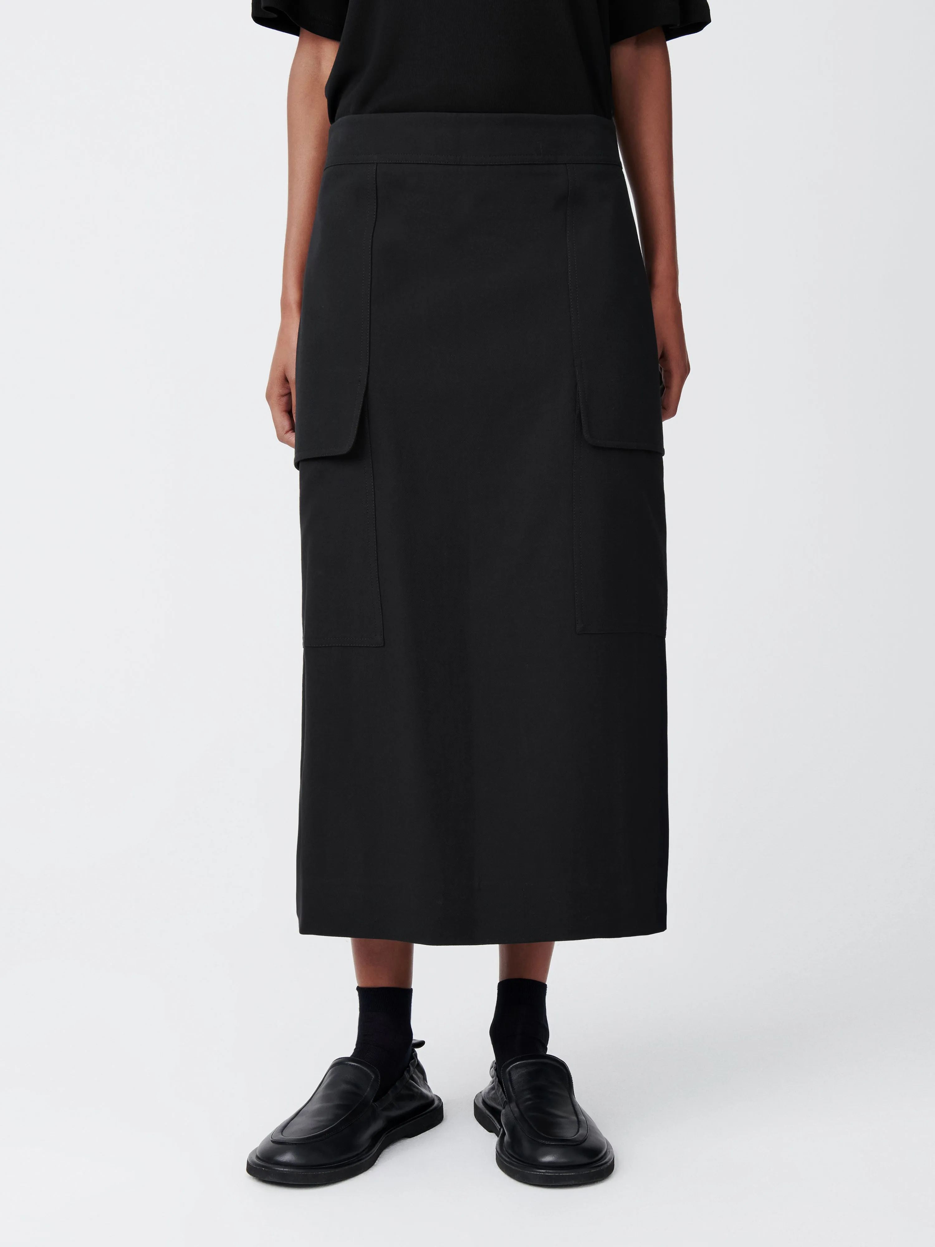 Tyrell Skirt in Black sold by Studio Nicholson product image thumbnail 4