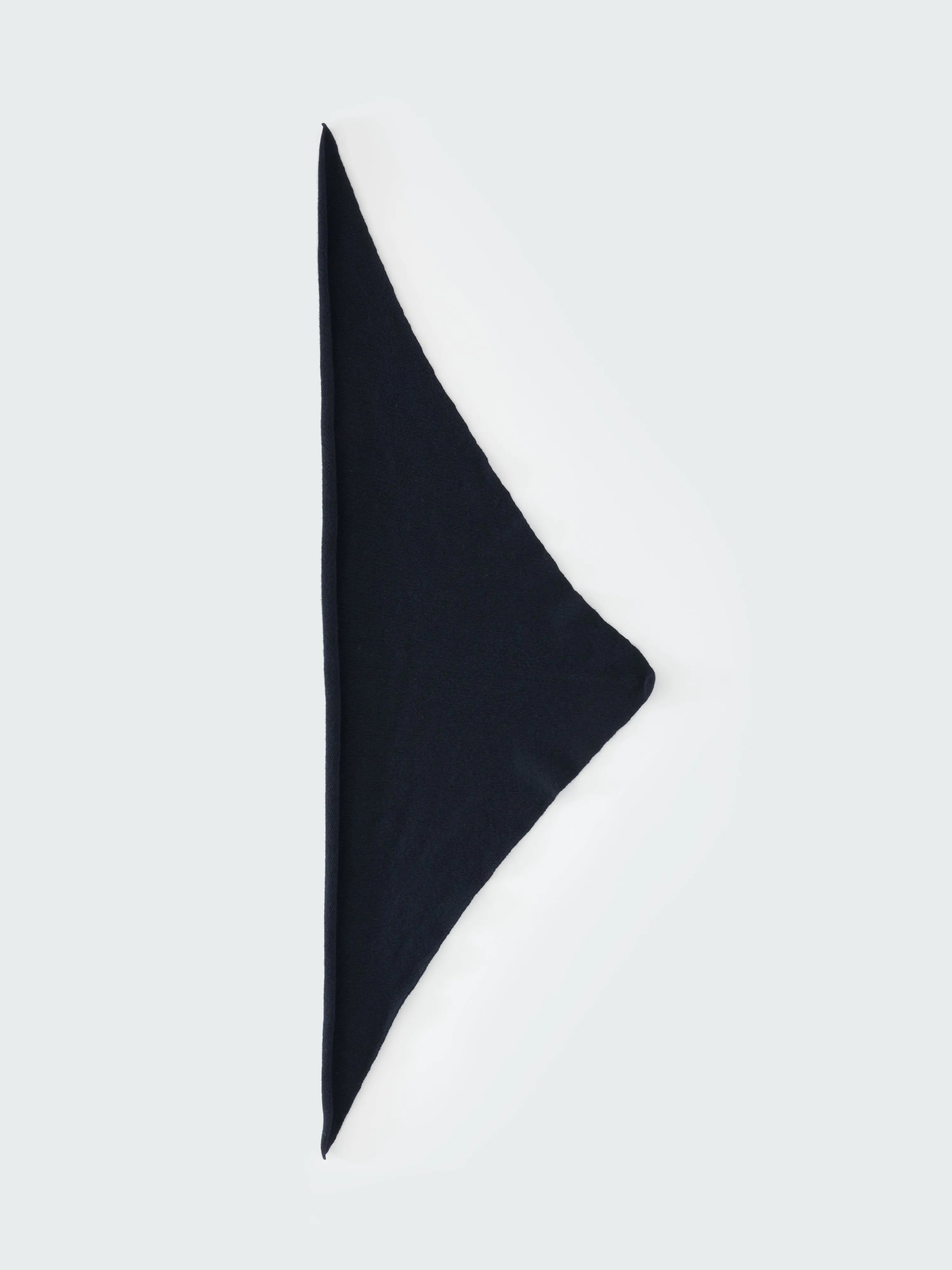 Trigon Scarf in Darkest Navy sold by Studio Nicholson product image thumbnail 3
