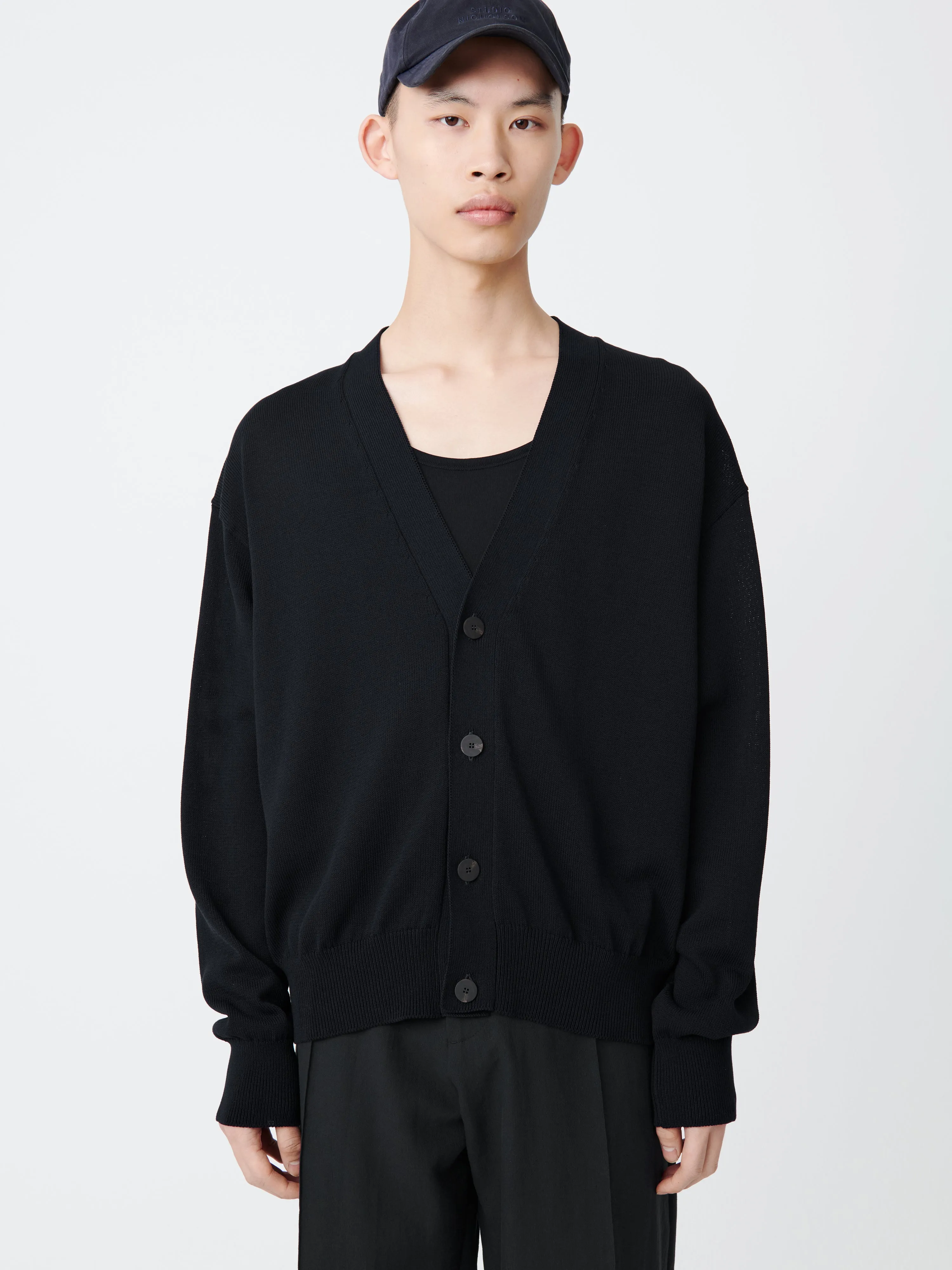 Frieze Knit in Darkest Navy sold by Studio Nicholson product image thumbnail 4