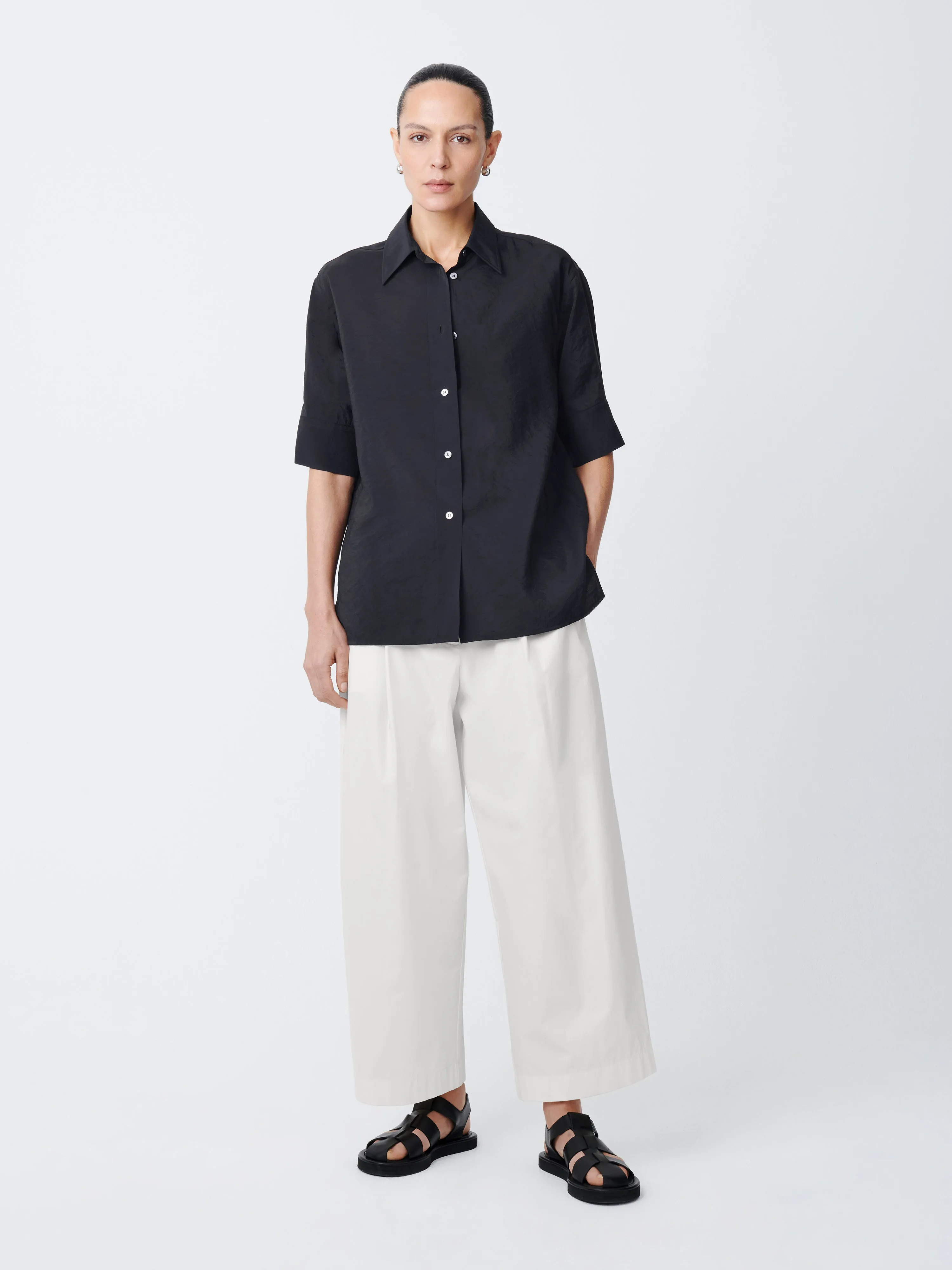 Dordoni Pant in Parchment sold by Studio Nicholson