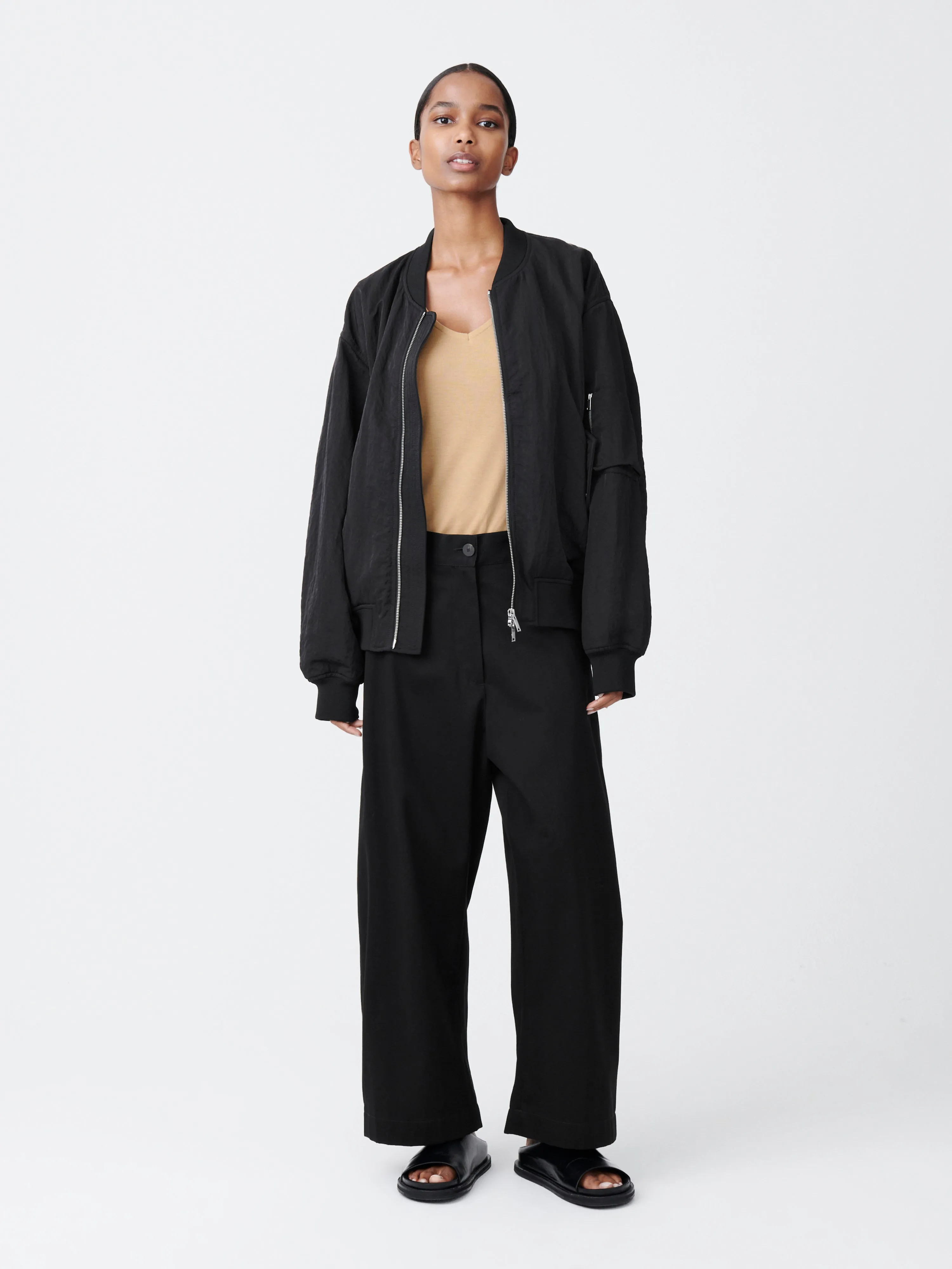 Chalco Twill Pant in Black sold by Studio Nicholson