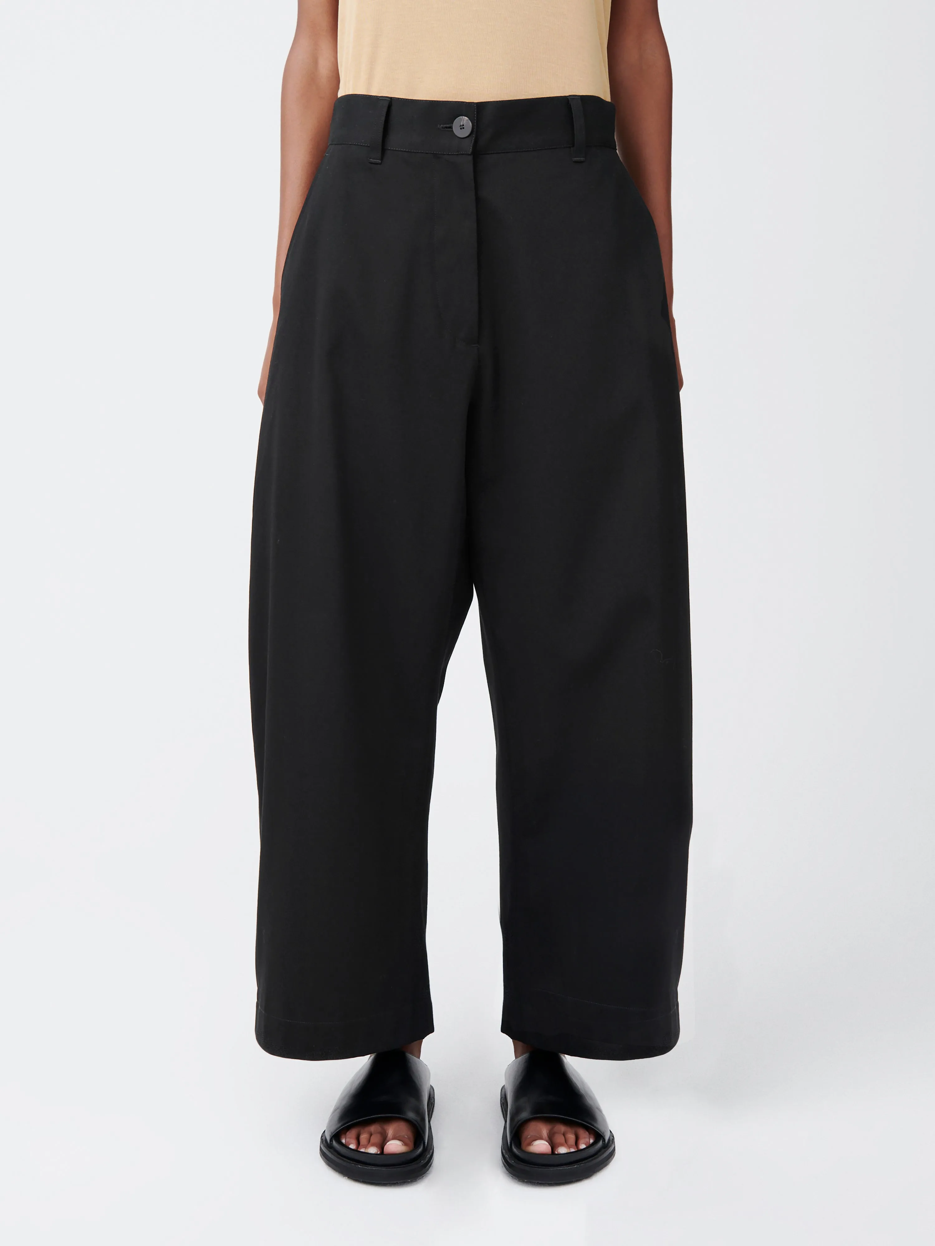Chalco Twill Pant in Black sold by Studio Nicholson product image thumbnail 5