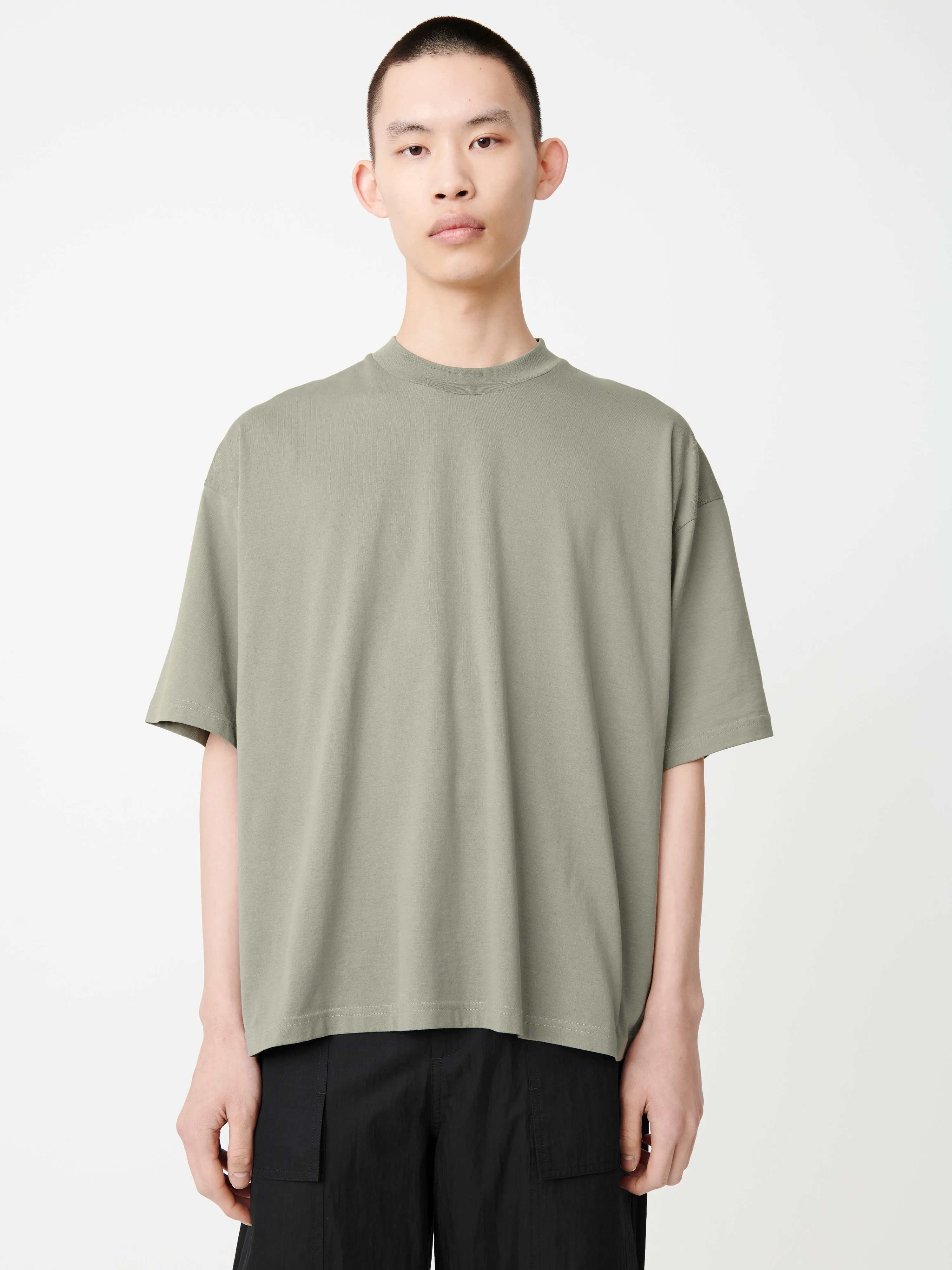 Piu T-Shirt in Sage sold by Studio Nicholson