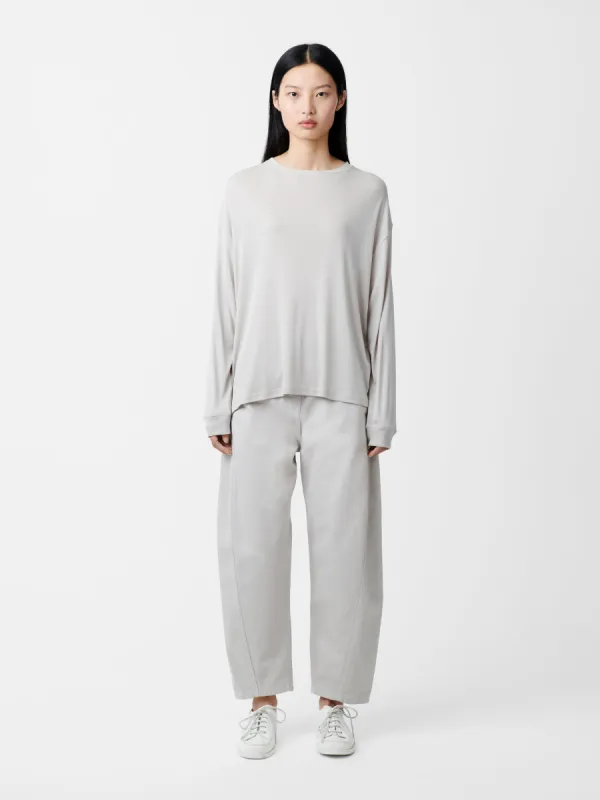 Akerman Denim Pant in Bone Grey sold by Studio Nicholson