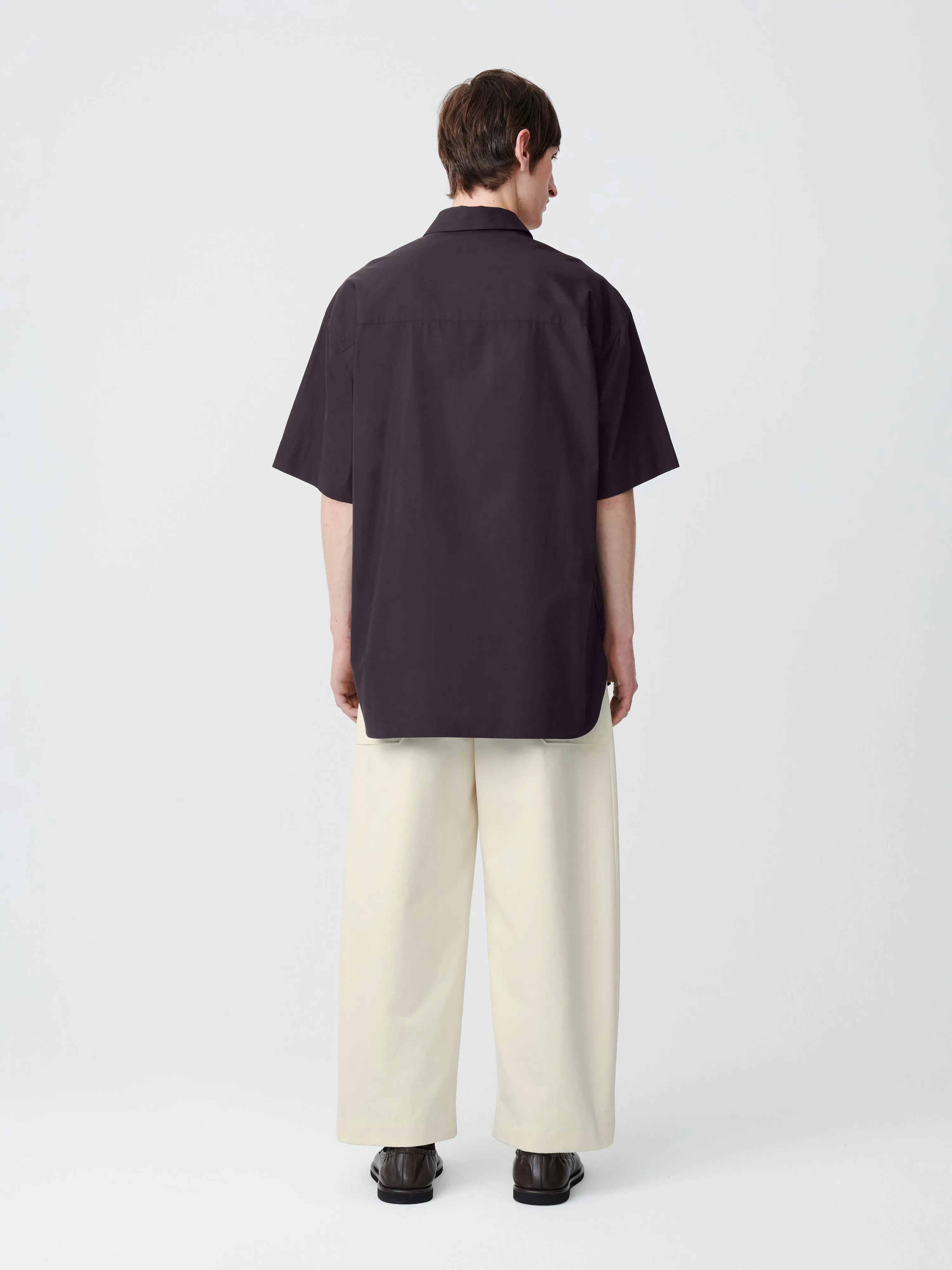 Sorono Shirt in Black Grape sold by Studio Nicholson product image thumbnail 3