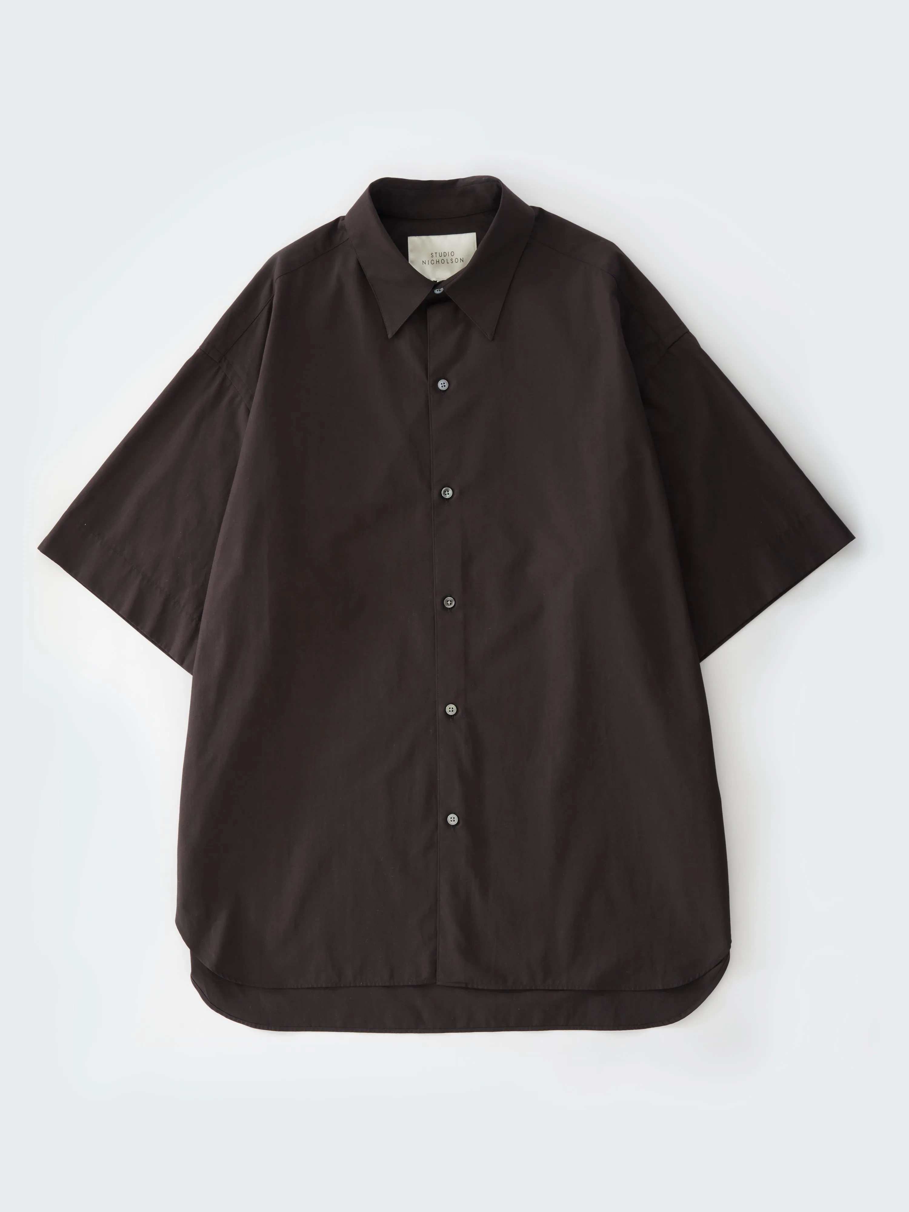 Sorono Shirt in Black Grape sold by Studio Nicholson product image thumbnail 5