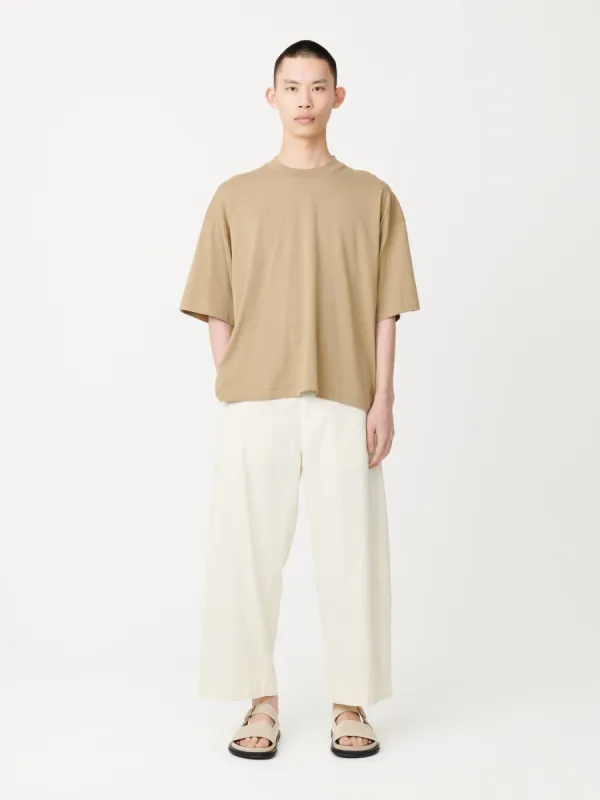 Bosun Denim Pant in Parchment sold by Studio Nicholson