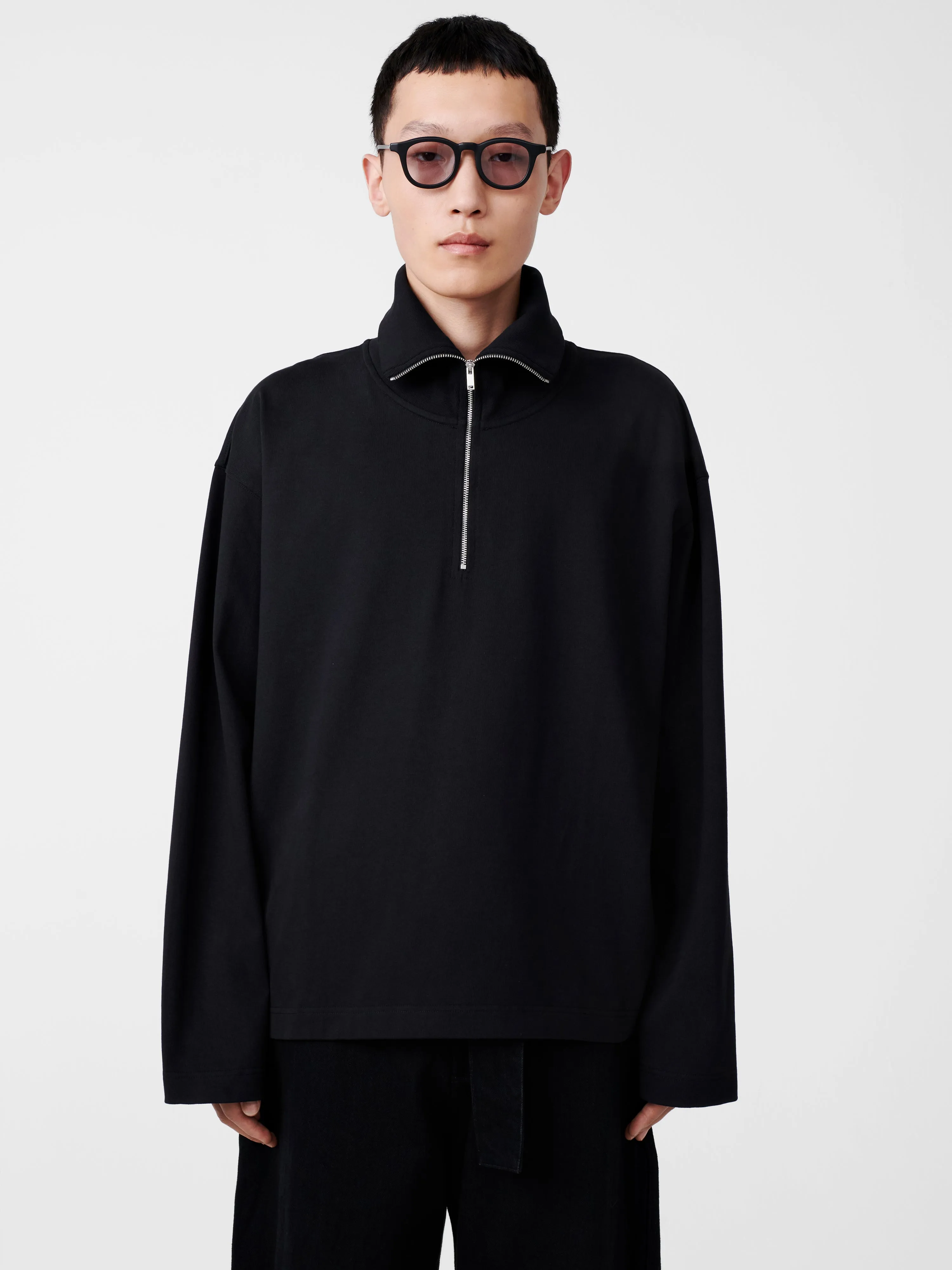 Stoll Jersey in Black sold by Studio Nicholson product image thumbnail 3