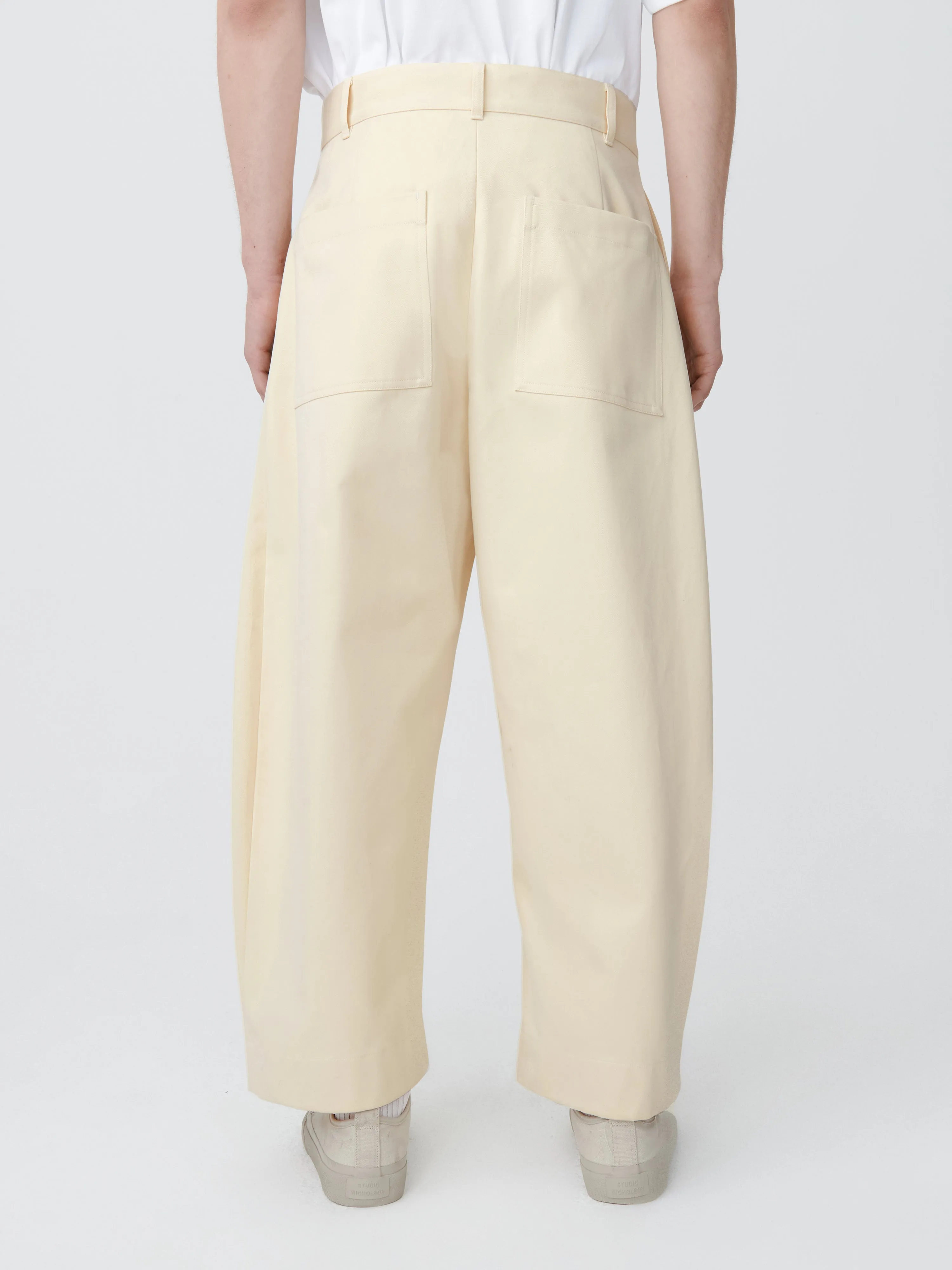 Bosun Pant in Cream sold by Studio Nicholson product image thumbnail 5