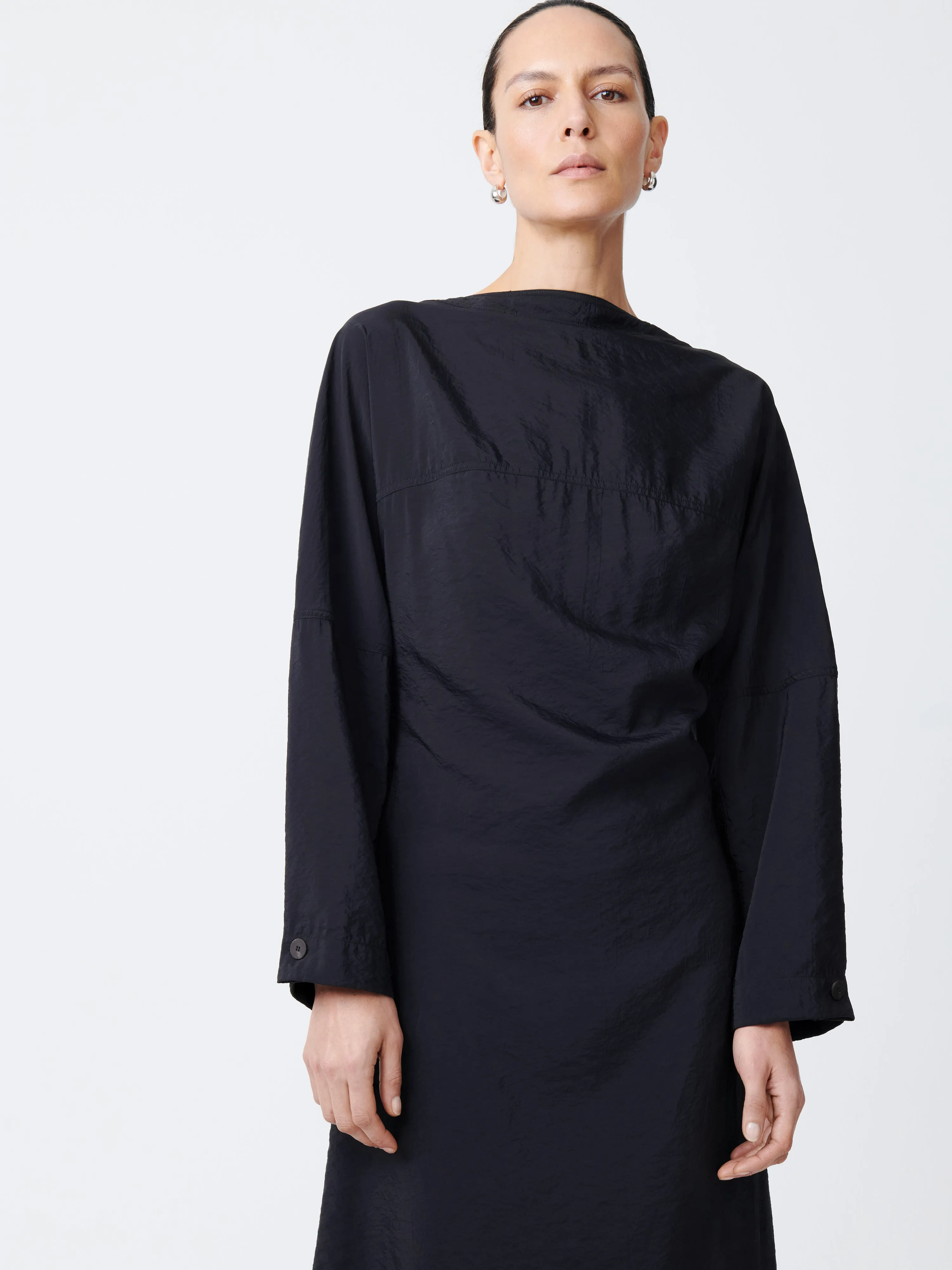 Argyle Dress in Darkest Navy sold by Studio Nicholson product image thumbnail 4