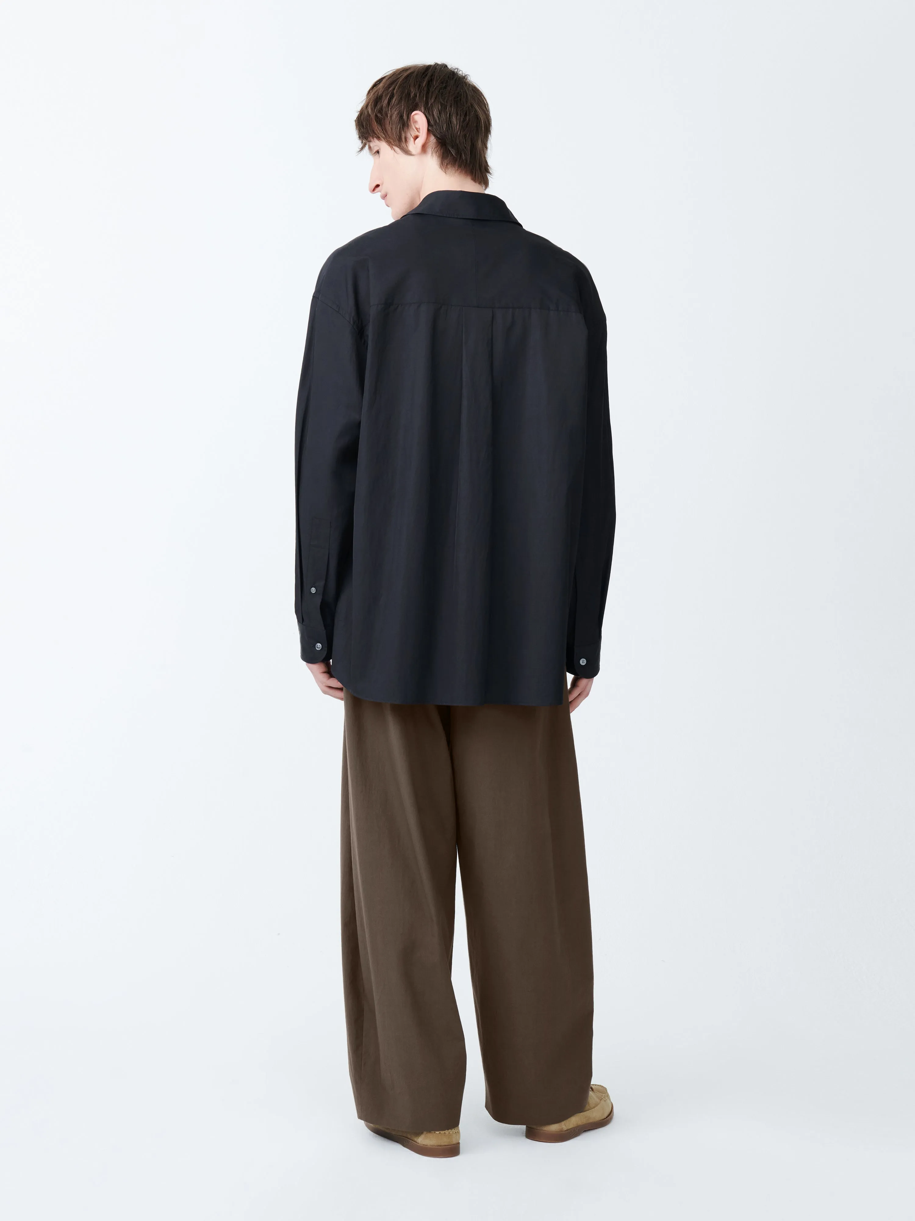 Cloud Shirt in Darkest Navy sold by Studio Nicholson product image thumbnail 5