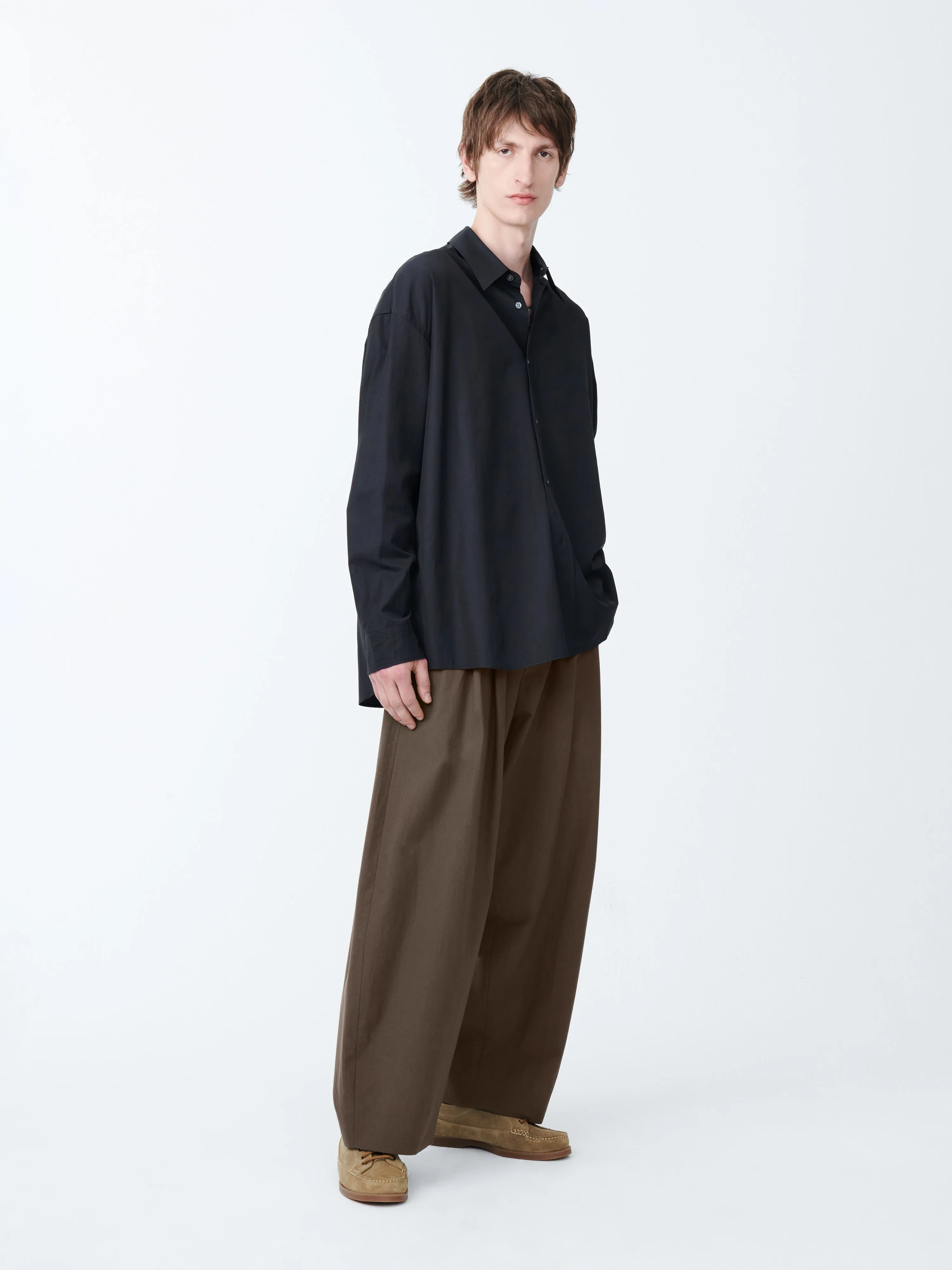 Cloud Shirt in Darkest Navy sold by Studio Nicholson product image thumbnail 4