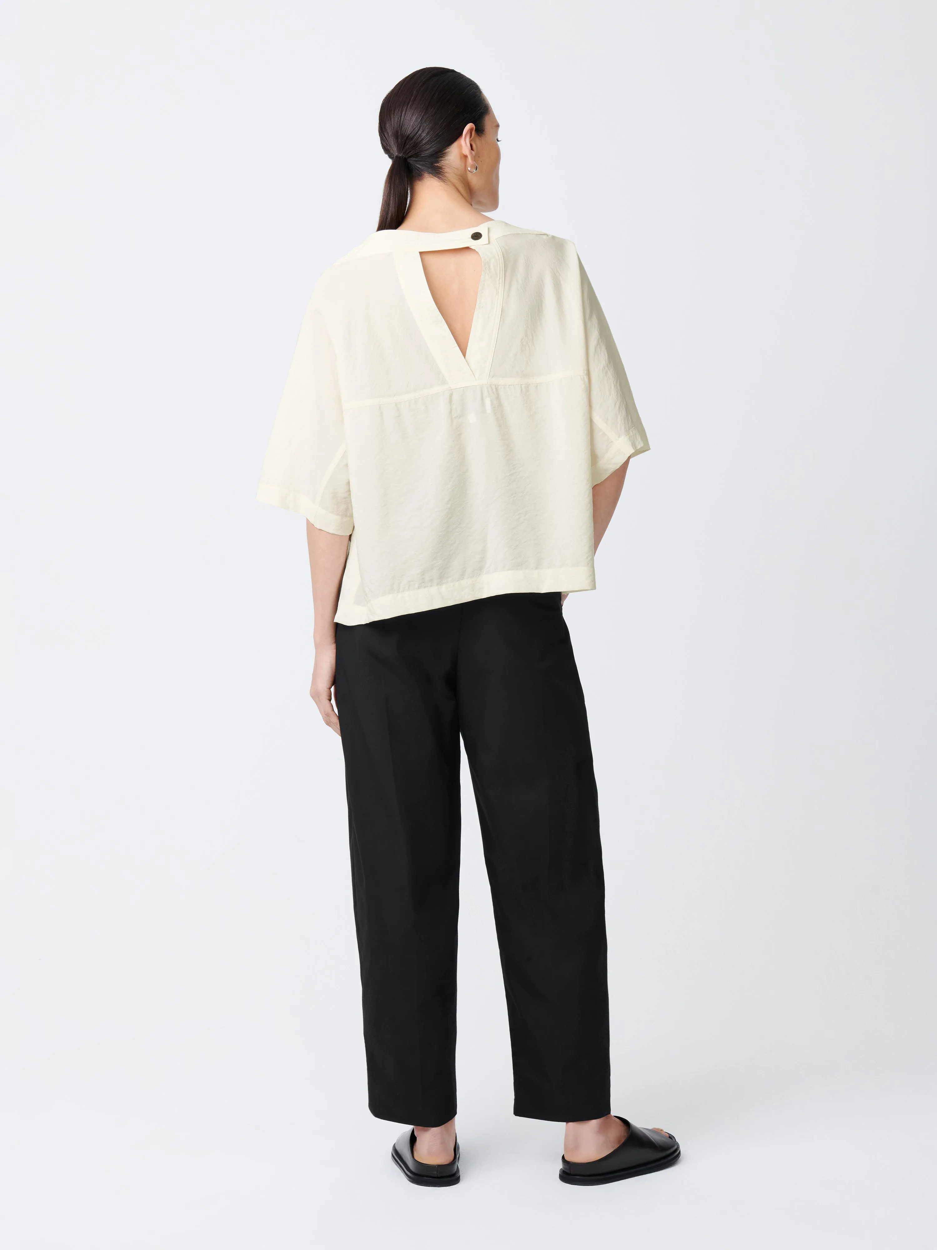 Hesse Top in Parchment sold by Studio Nicholson product image thumbnail 4