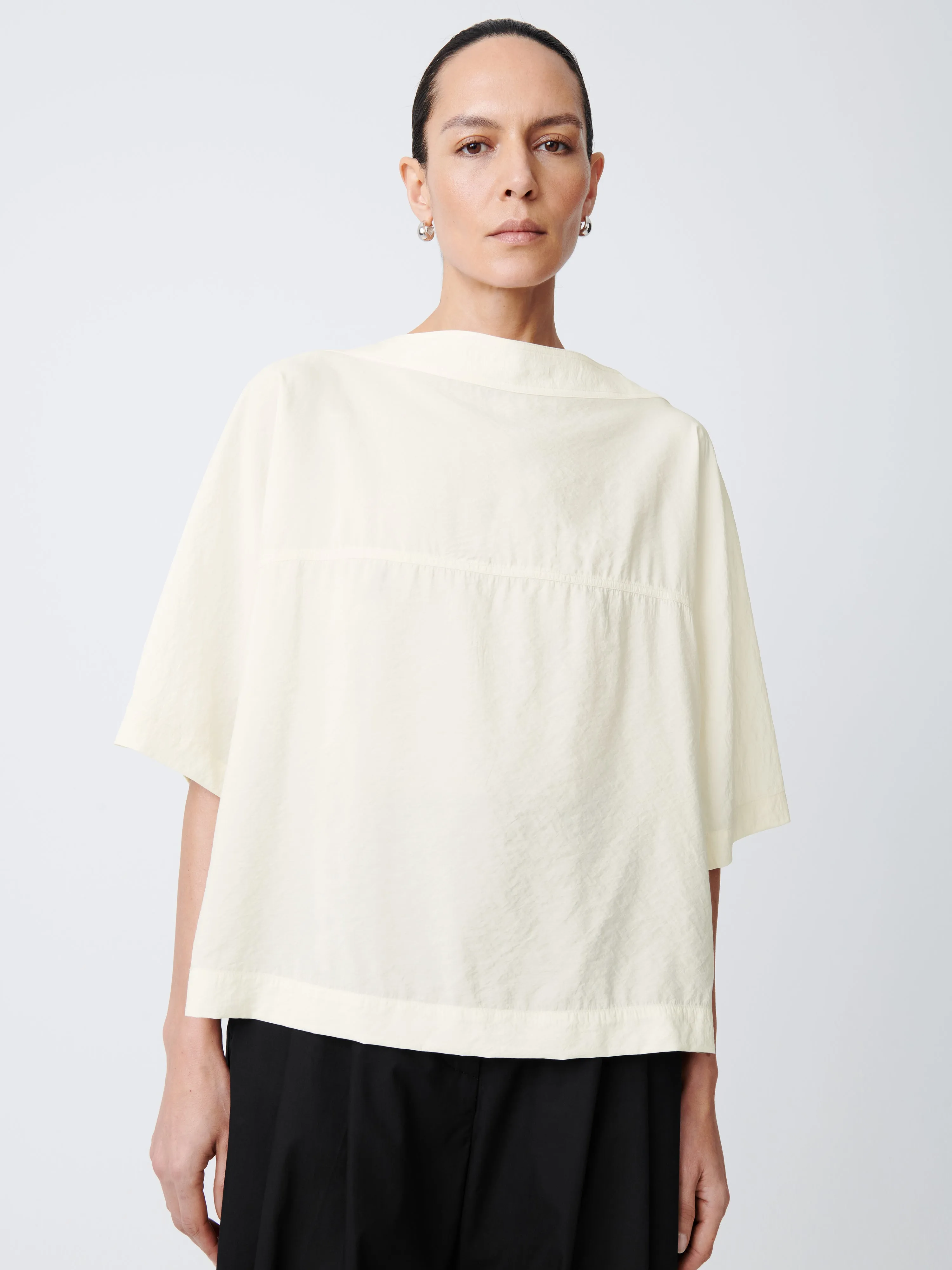 Hesse Top in Parchment sold by Studio Nicholson