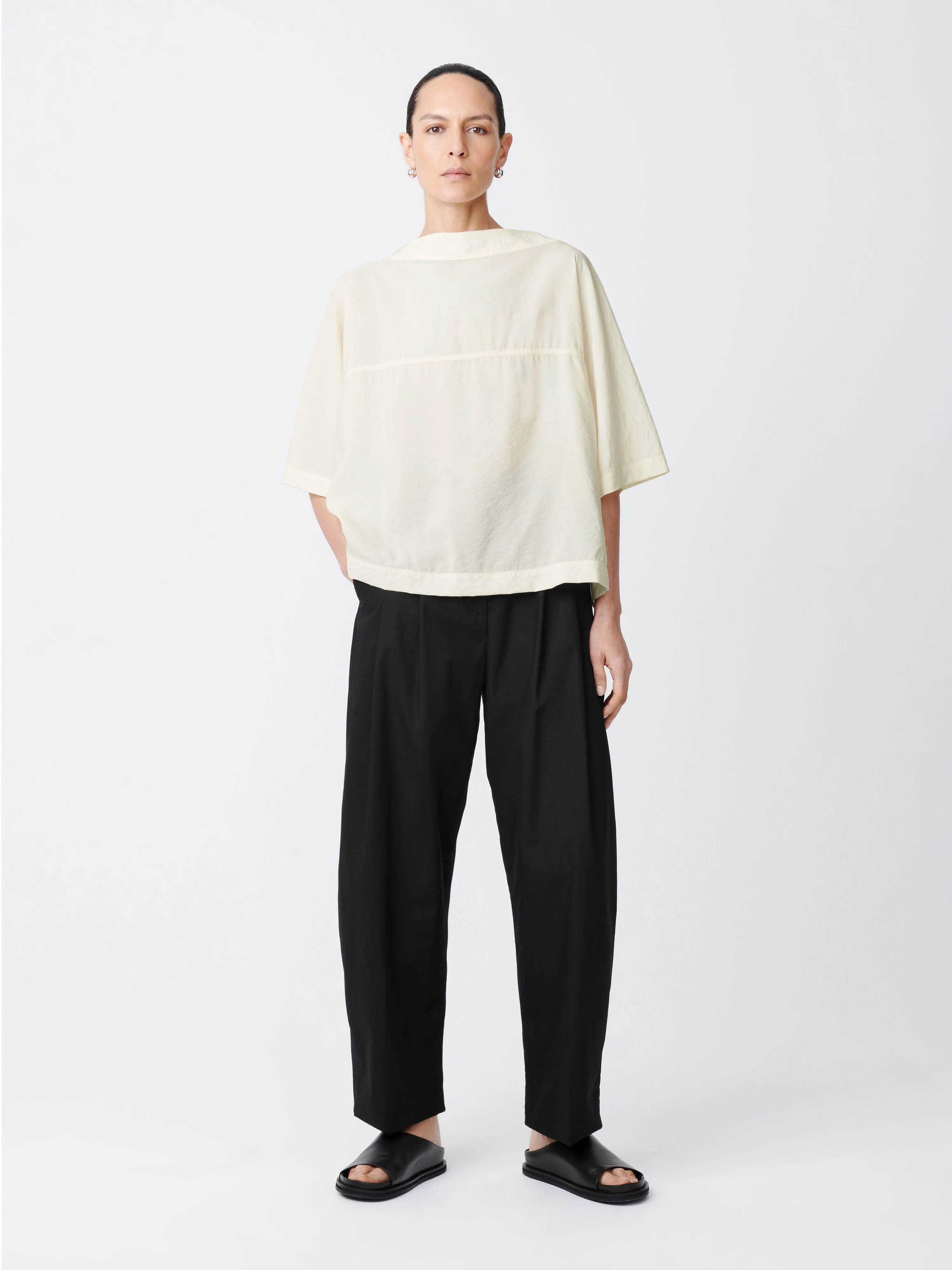 Hesse Top in Parchment sold by Studio Nicholson product image thumbnail 2