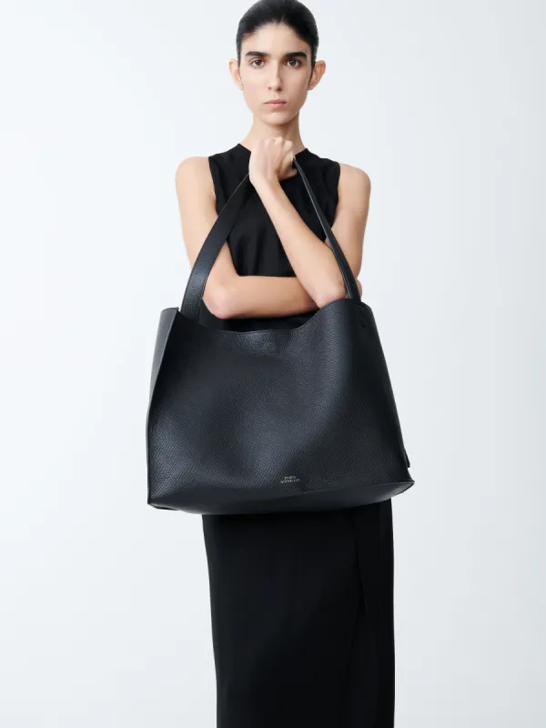 Doublet Leather Bag in Black sold by Studio Nicholson
