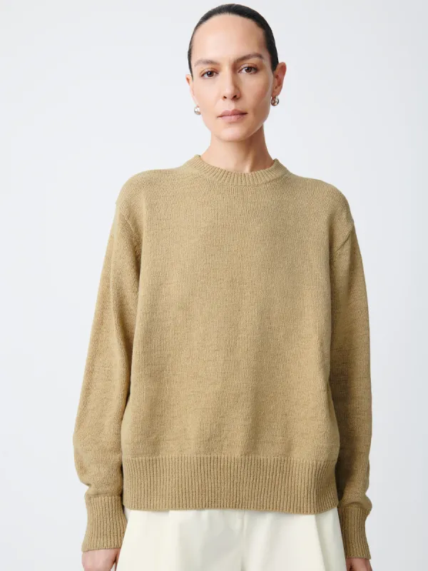 Yuri Knit in Sand sold by Studio Nicholson