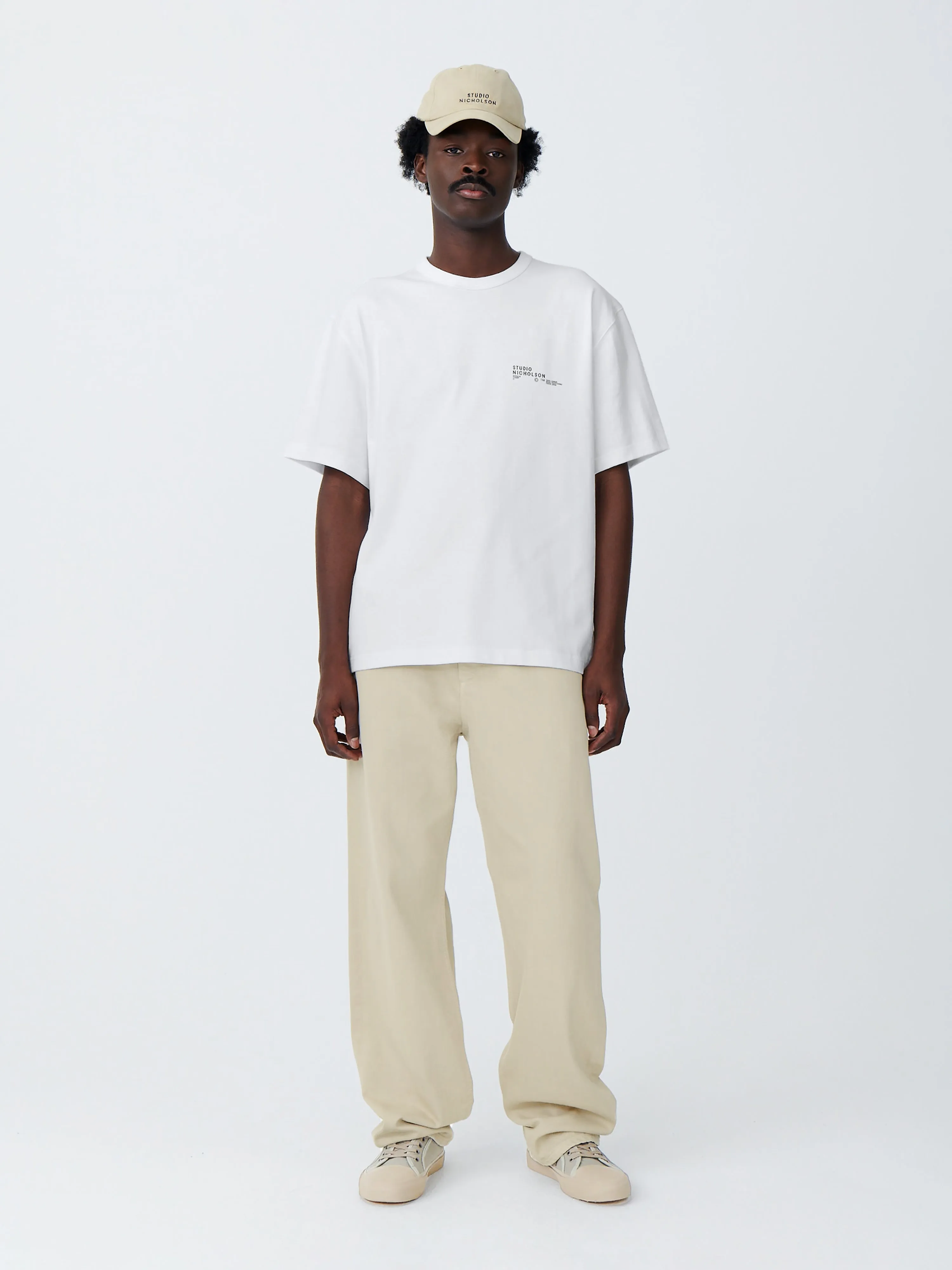 Module T-Shirt in White sold by Studio Nicholson product image thumbnail 2