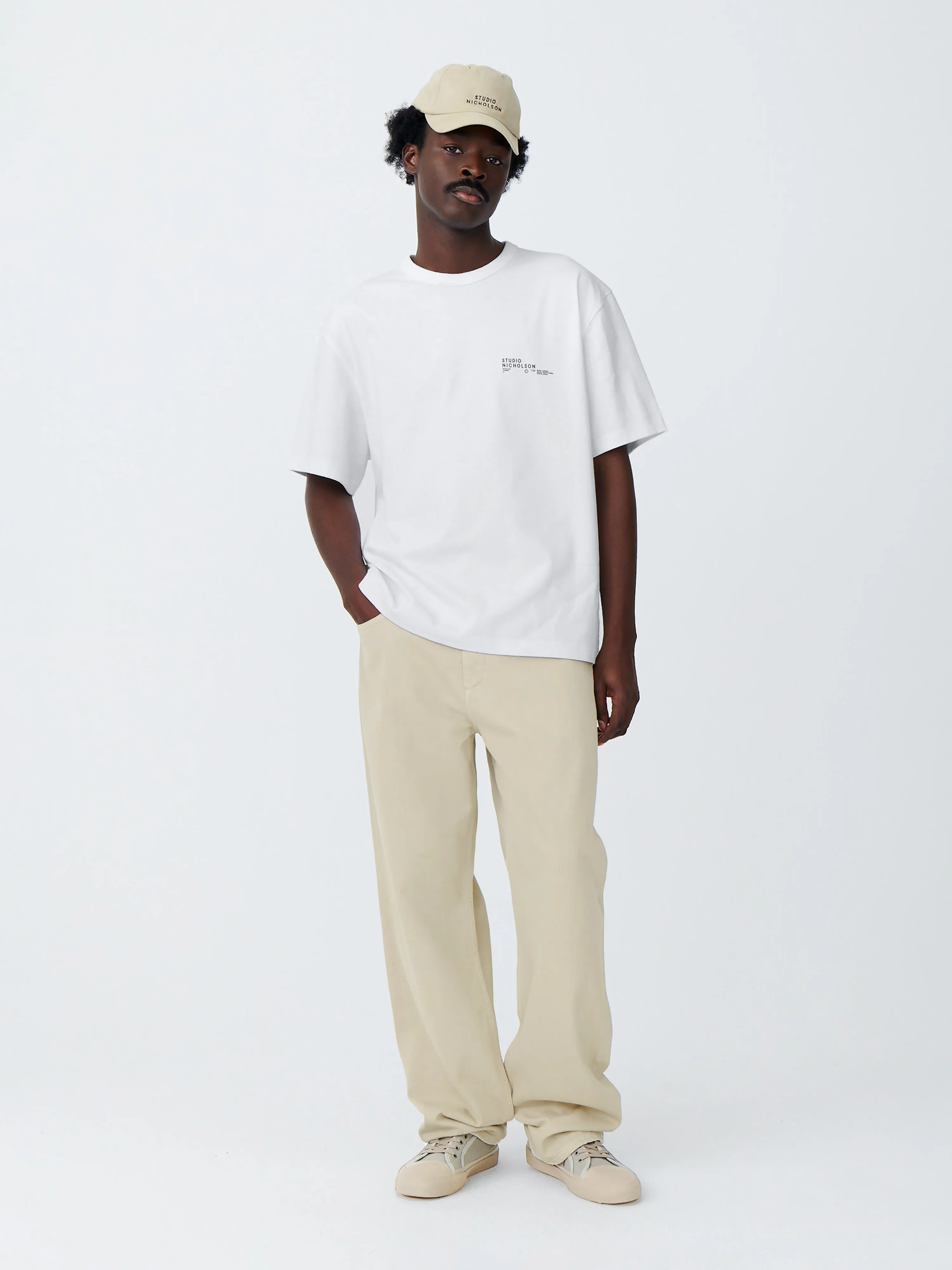 Module T-Shirt in White sold by Studio Nicholson product image thumbnail 3