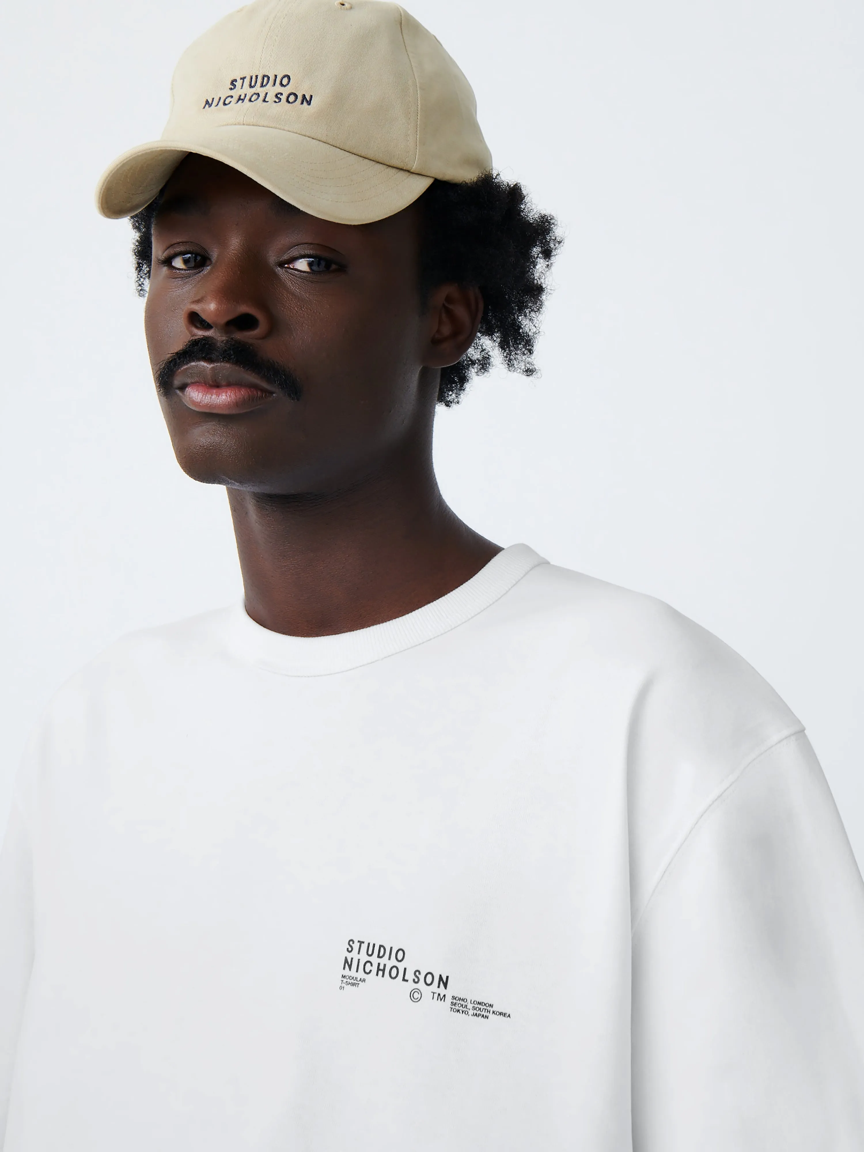 Module T-Shirt in White sold by Studio Nicholson product image thumbnail 5