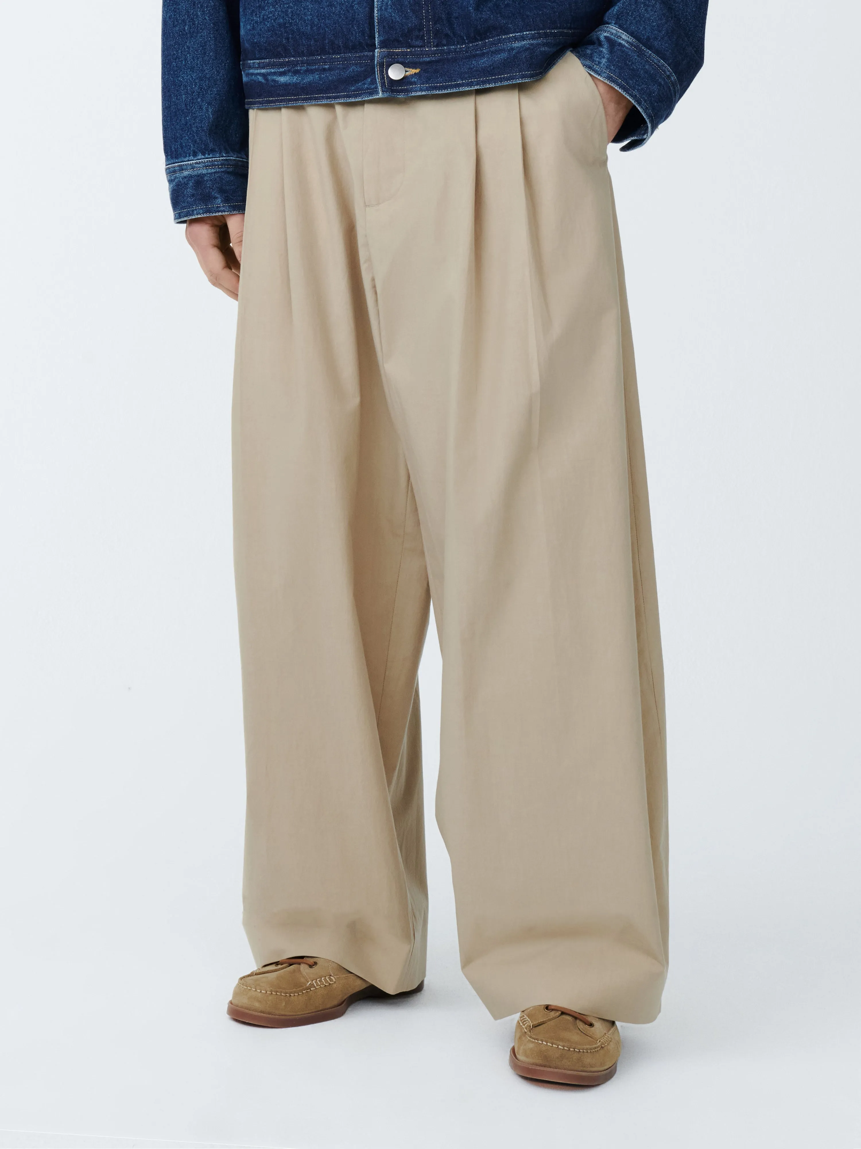 Line Pant in Dark Stone sold by Studio Nicholson product image thumbnail 5