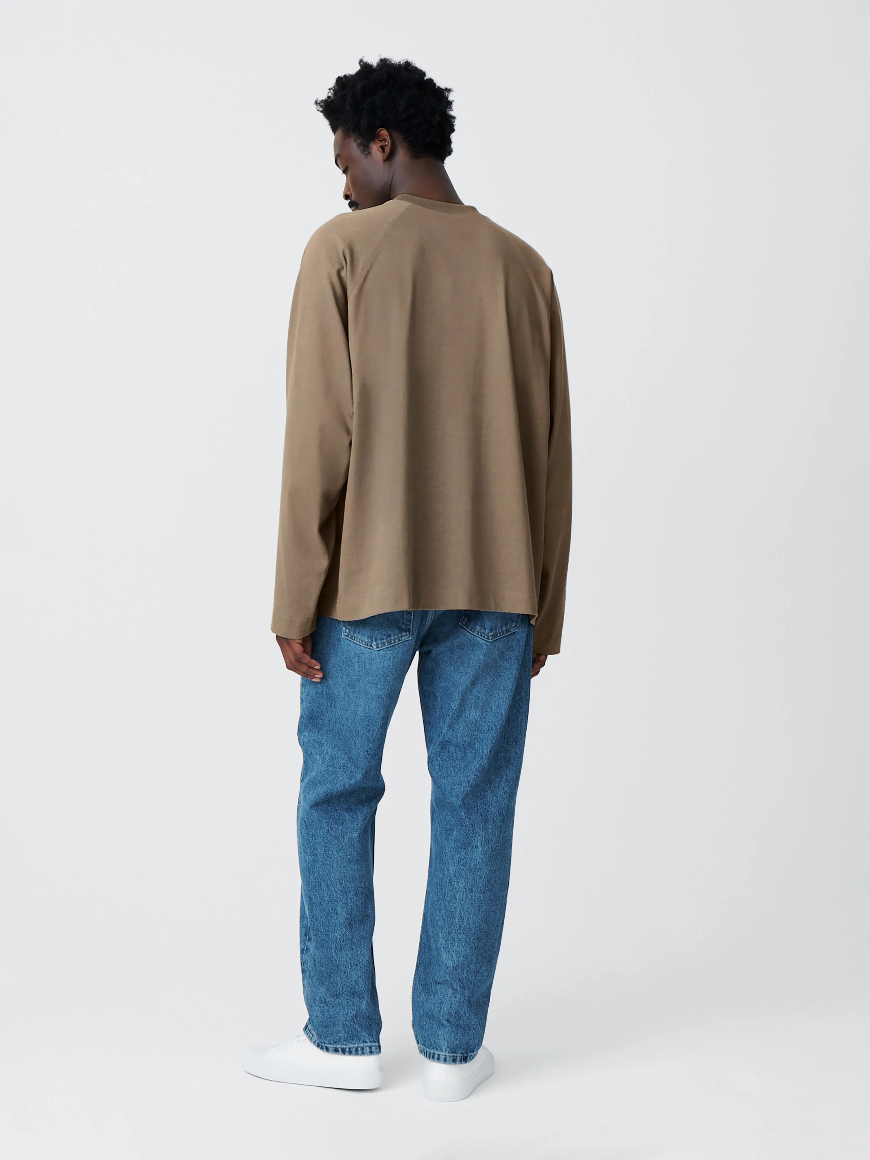 Platt T-Shirt in Rock sold by Studio Nicholson product image thumbnail 4