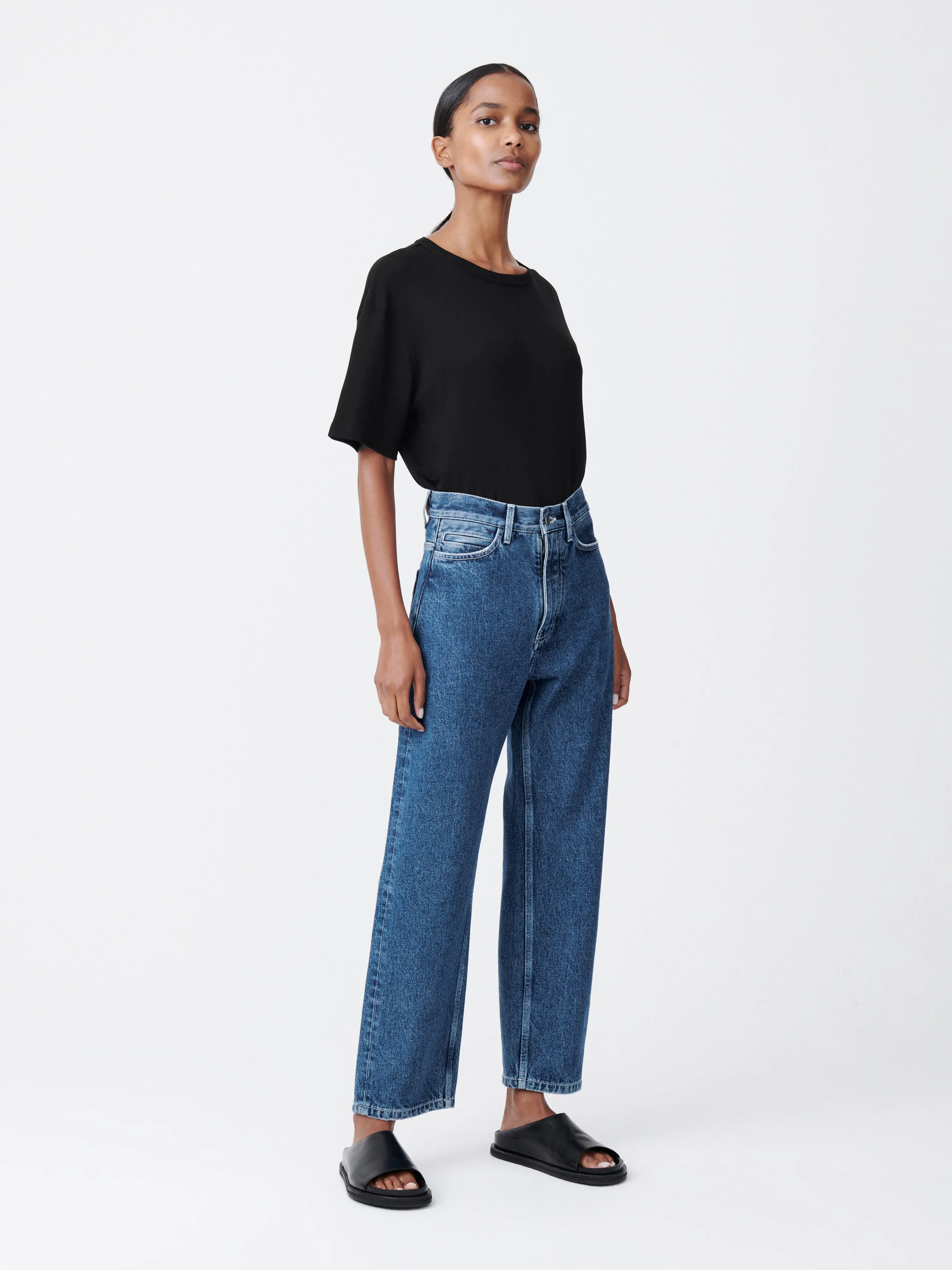 Ruthe Denim Pant in Beach Fade sold by Studio Nicholson product image thumbnail 2