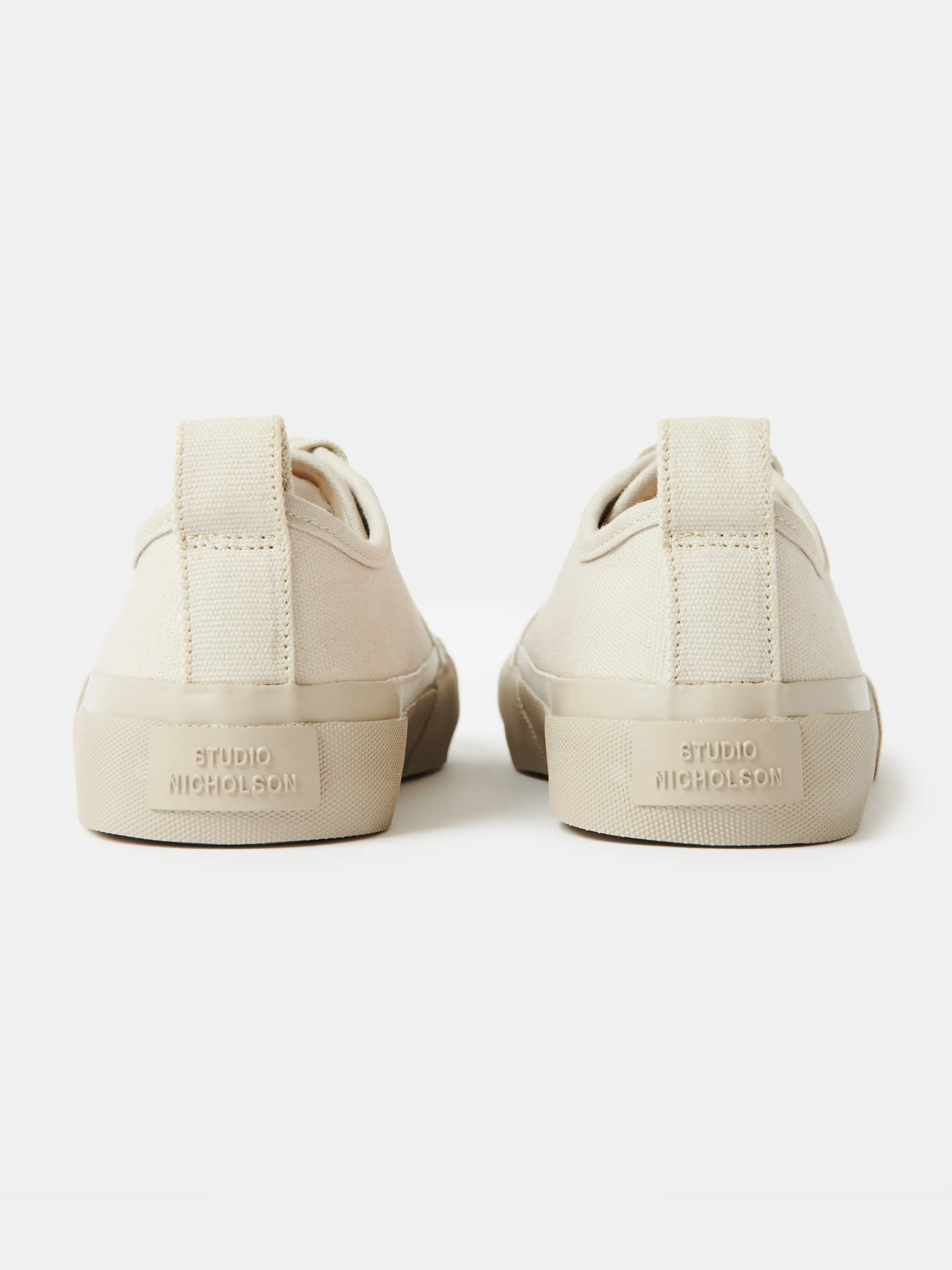 Byrd Canvas Shoe in Dove sold by Studio Nicholson product image thumbnail 3