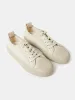 Byrd Canvas Shoe in Dove sold by Studio Nicholson