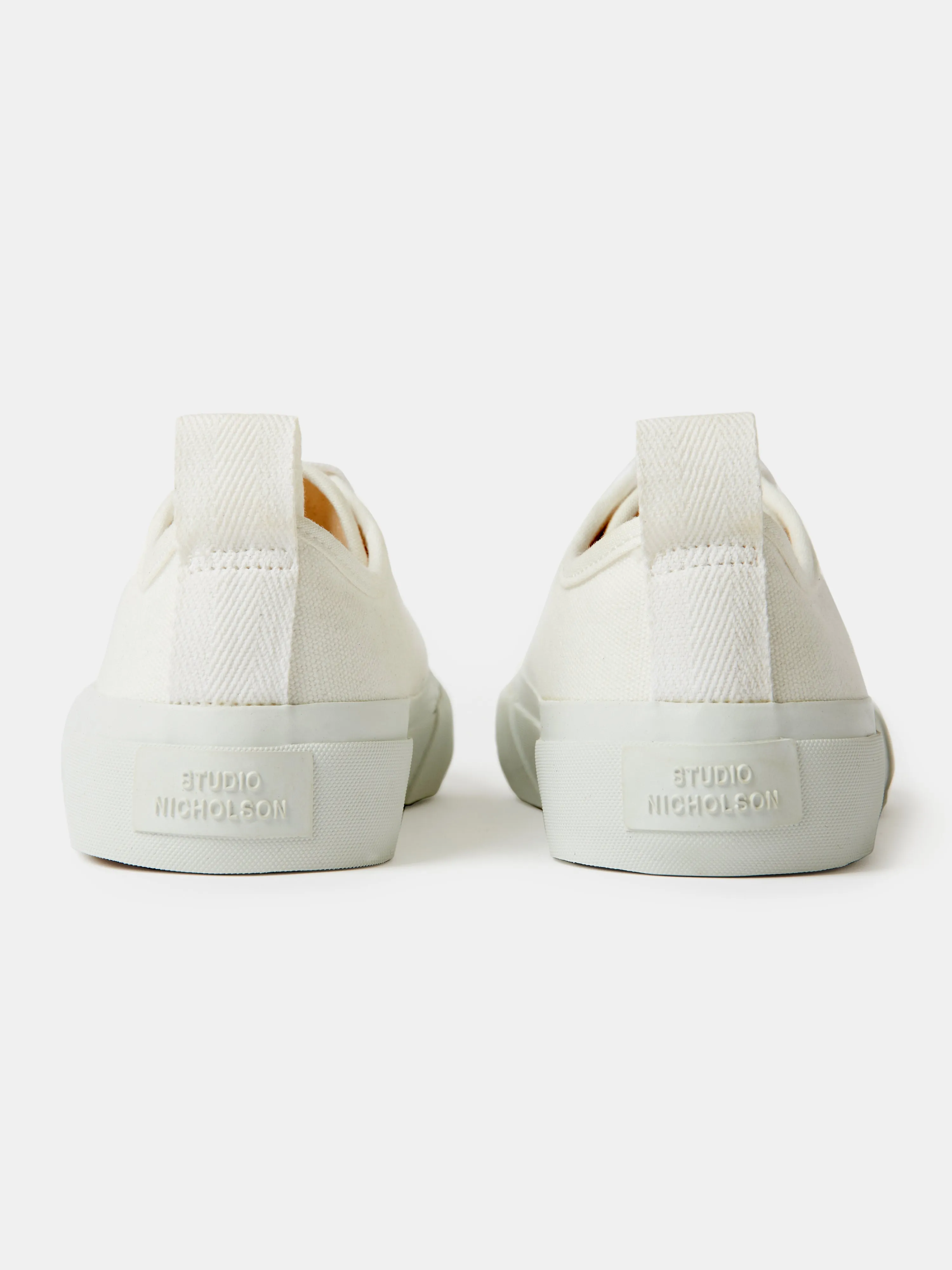 Byrd Canvas Shoe in Cream sold by Studio Nicholson product image thumbnail 3