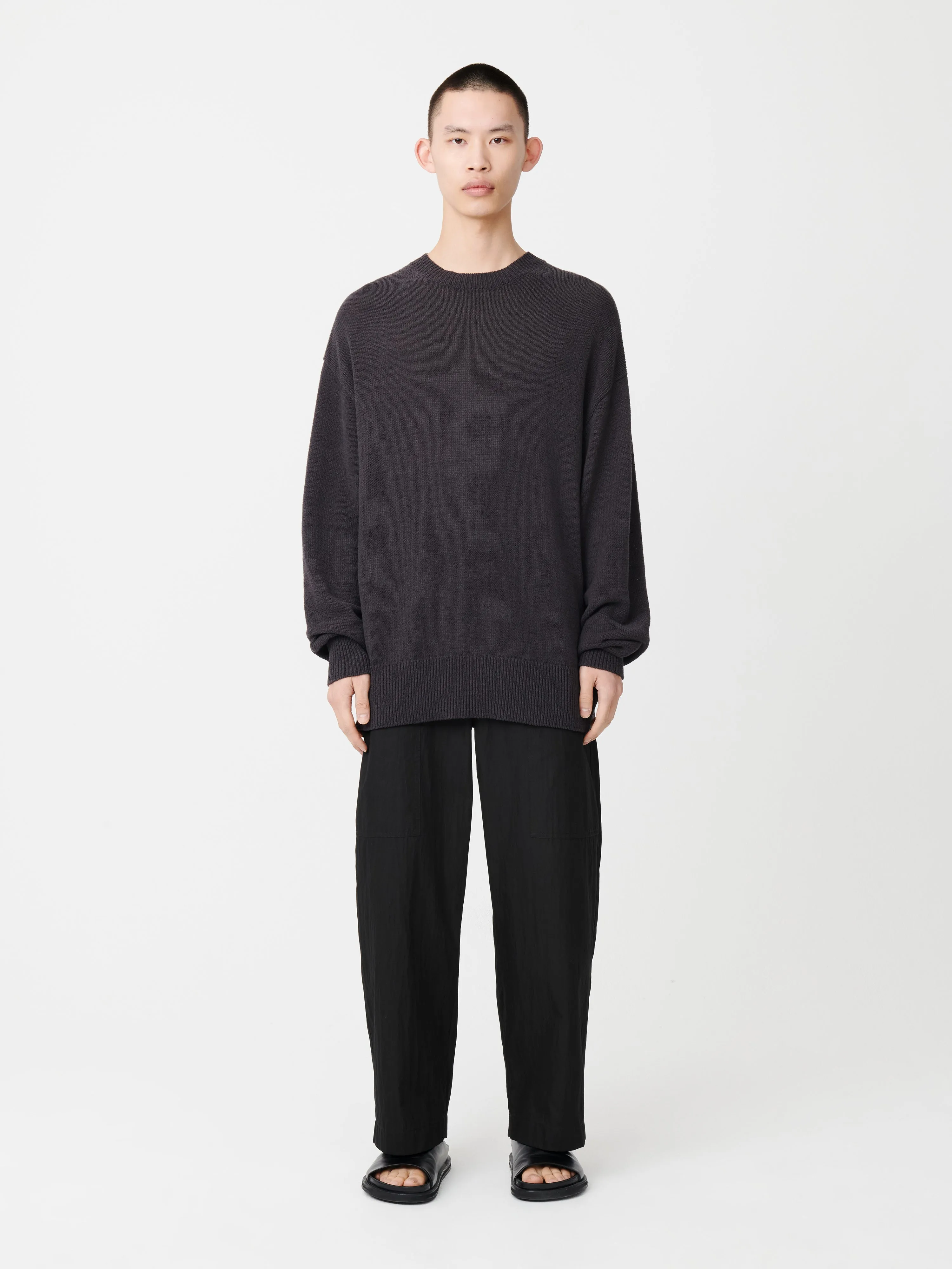 Corde Knit in Asphalt sold by Studio Nicholson product image thumbnail 2