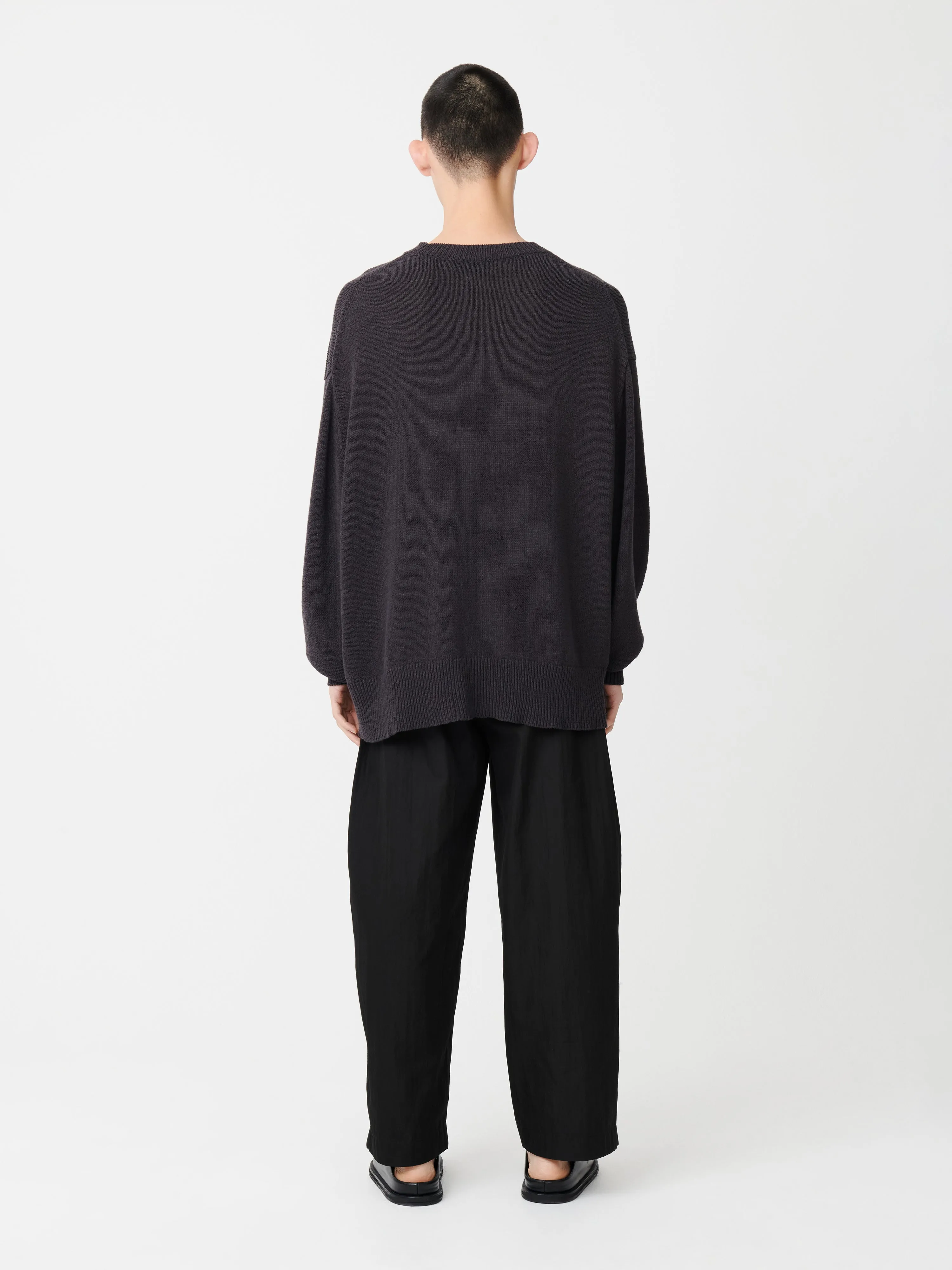 Corde Knit in Asphalt sold by Studio Nicholson product image thumbnail 5