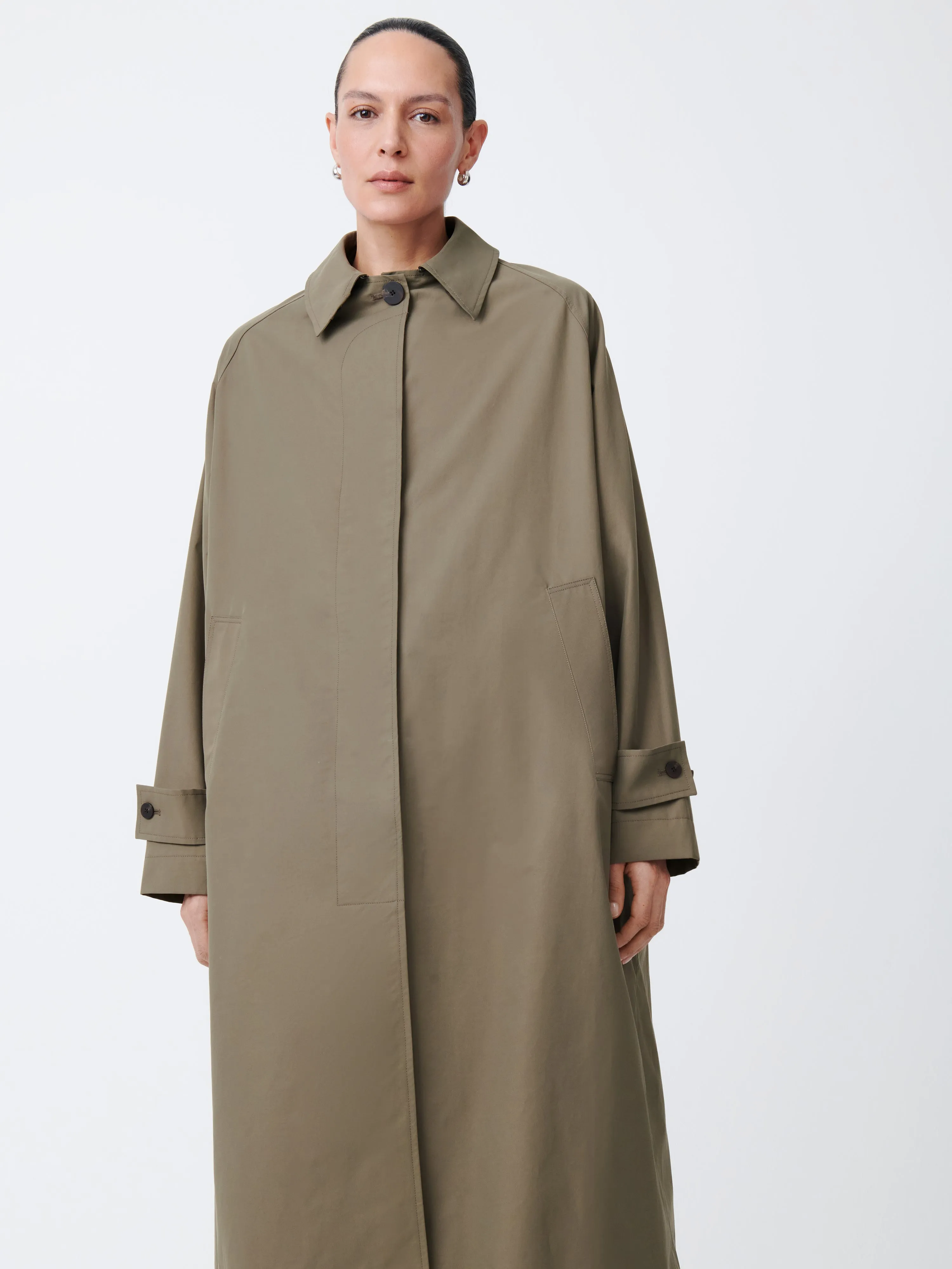Holin Coat in Dark Dusk sold by Studio Nicholson product image thumbnail 3