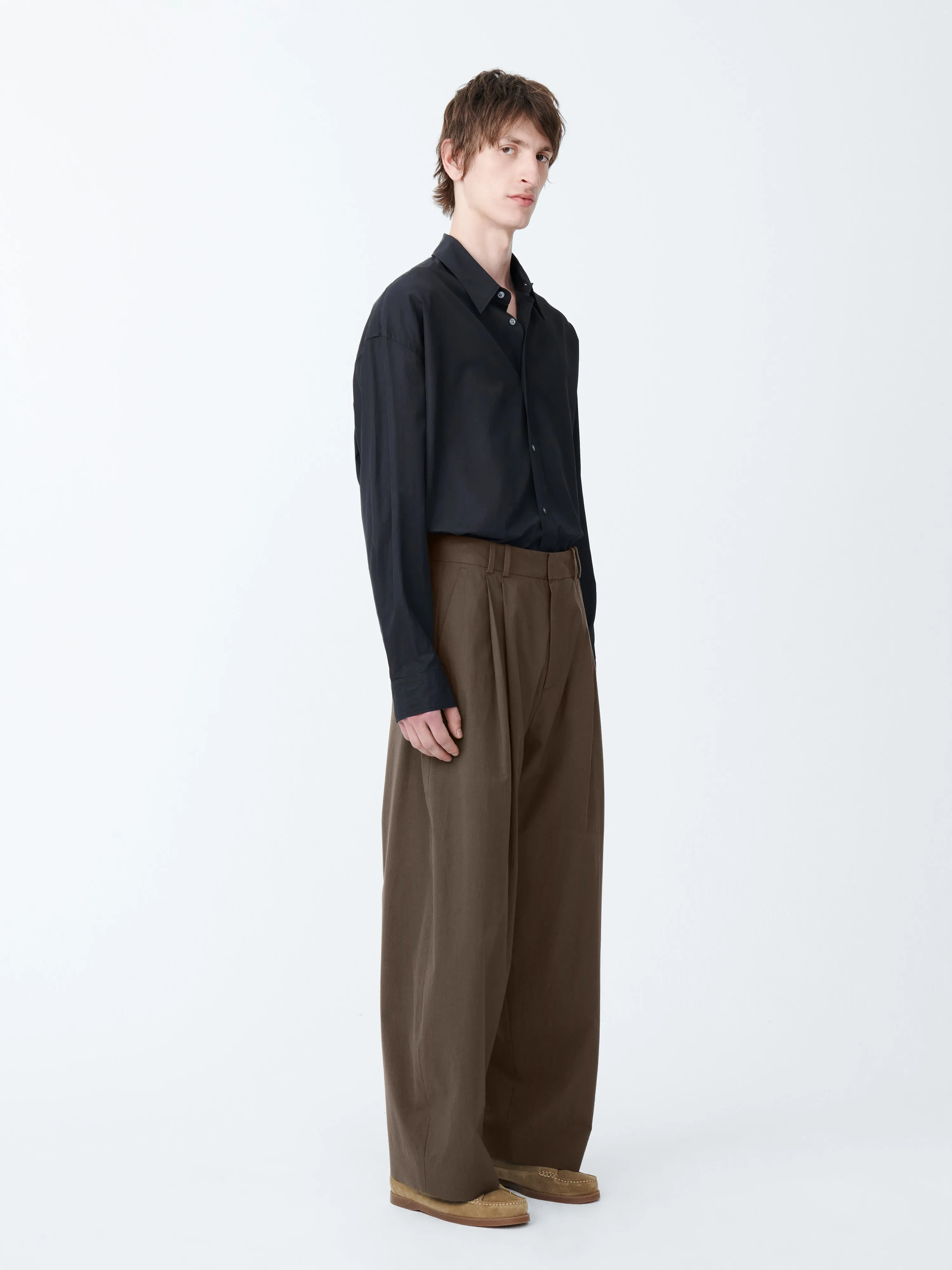 Line Pant in Bark sold by Studio Nicholson product image thumbnail 5