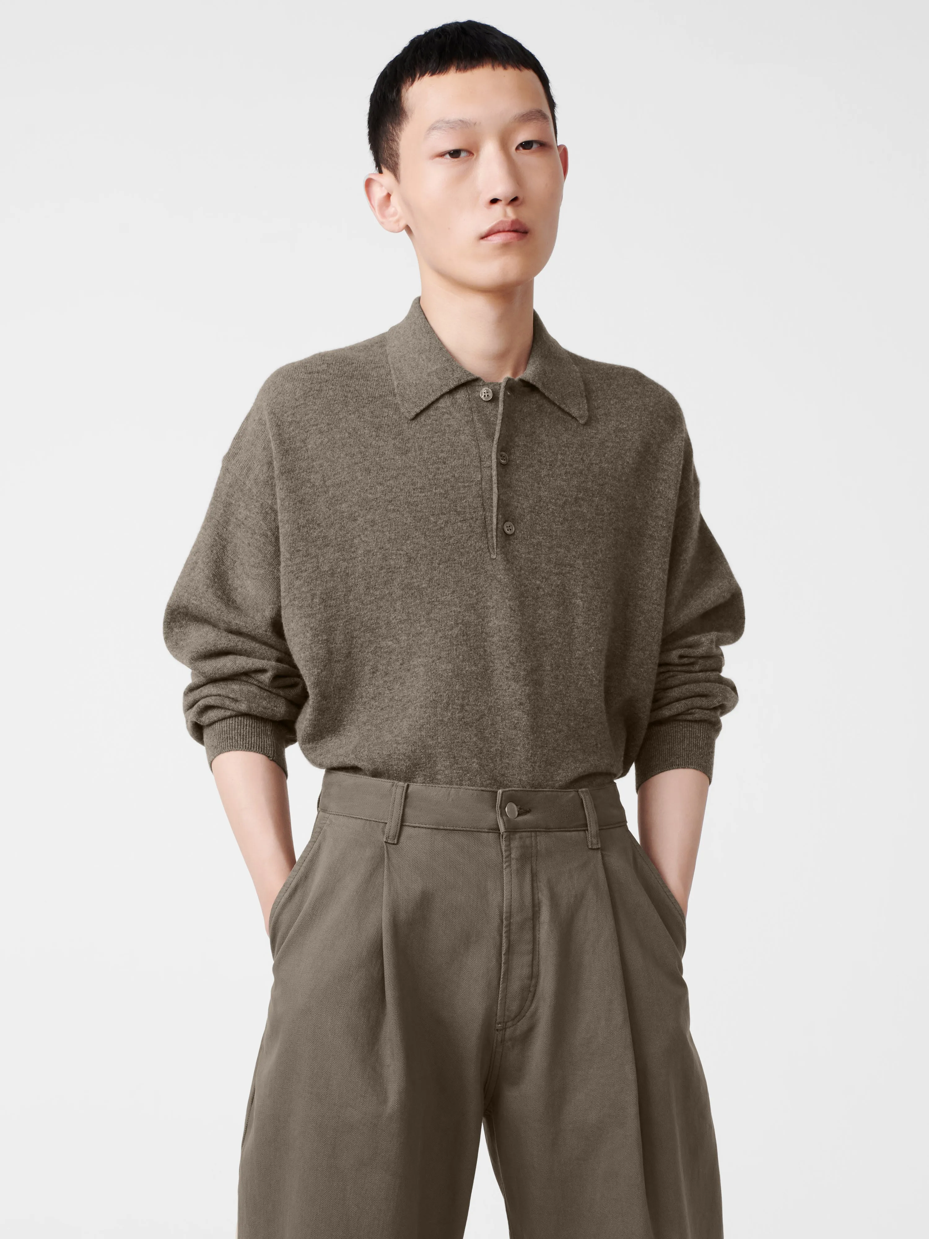 Puch Denim Pant in Fossil sold by Studio Nicholson product image thumbnail 3